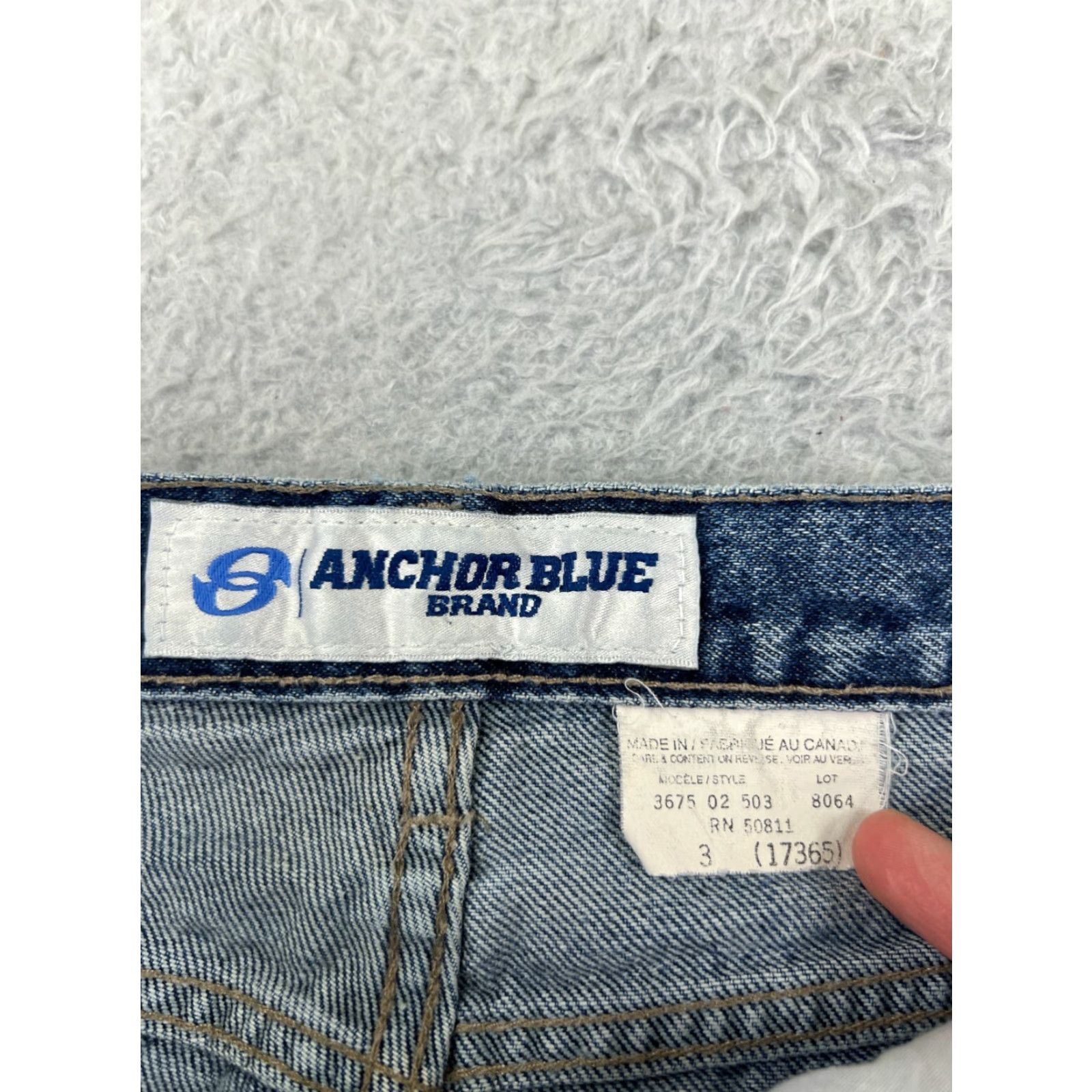 Anchor Blue VINTAGE AnchorBlue Jeans Women 3 Blue Denim Bootcut 100% Cotton Canada Size 26" / US 2 / IT 38 - 3 Thumbnail