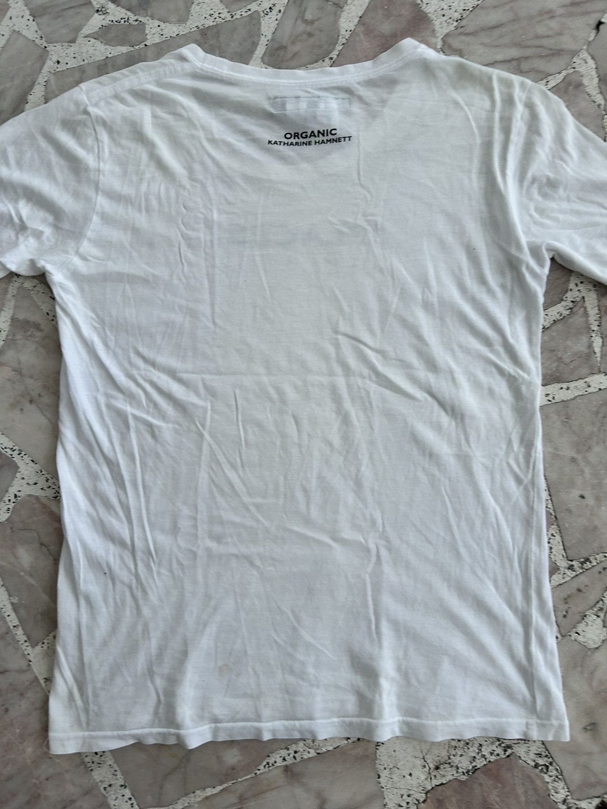 Katharine Hamnett London Katharine Hammnet Places White Fronthit Tee Size XS / US 0-2 / IT 36-38 - 8 Thumbnail