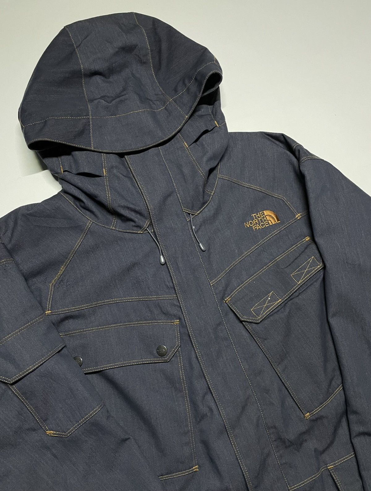 The North Face The North Face Hyvent Denim Outdoor gropcore jacket Size US XL / EU 56 / 4 - 12 Thumbnail