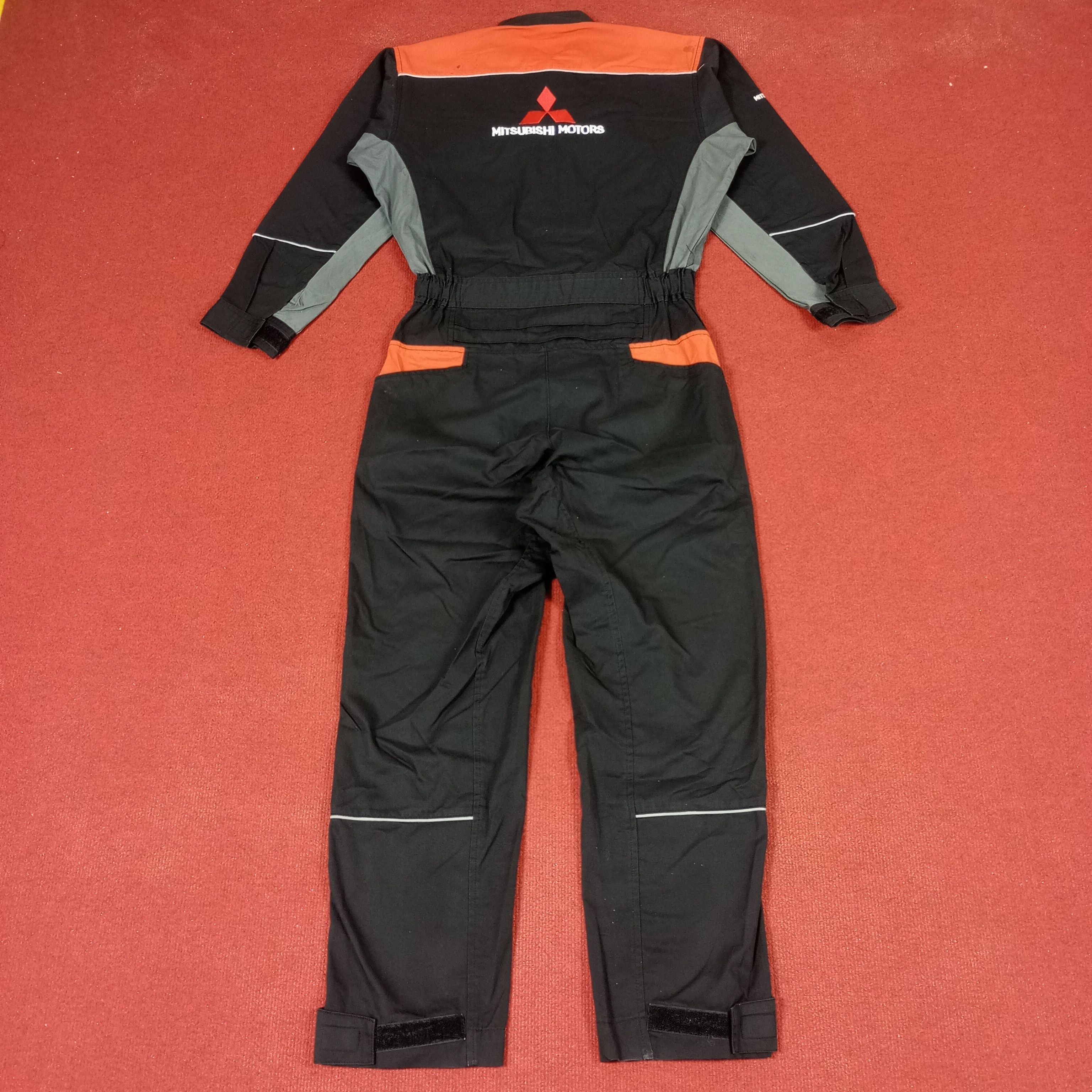 Japanese Brand × Vintage Mitsubishi Motors Racing Workwear Style Coverall Jacket Size US M / EU 48-50 / 2 - 1 Thumbnail