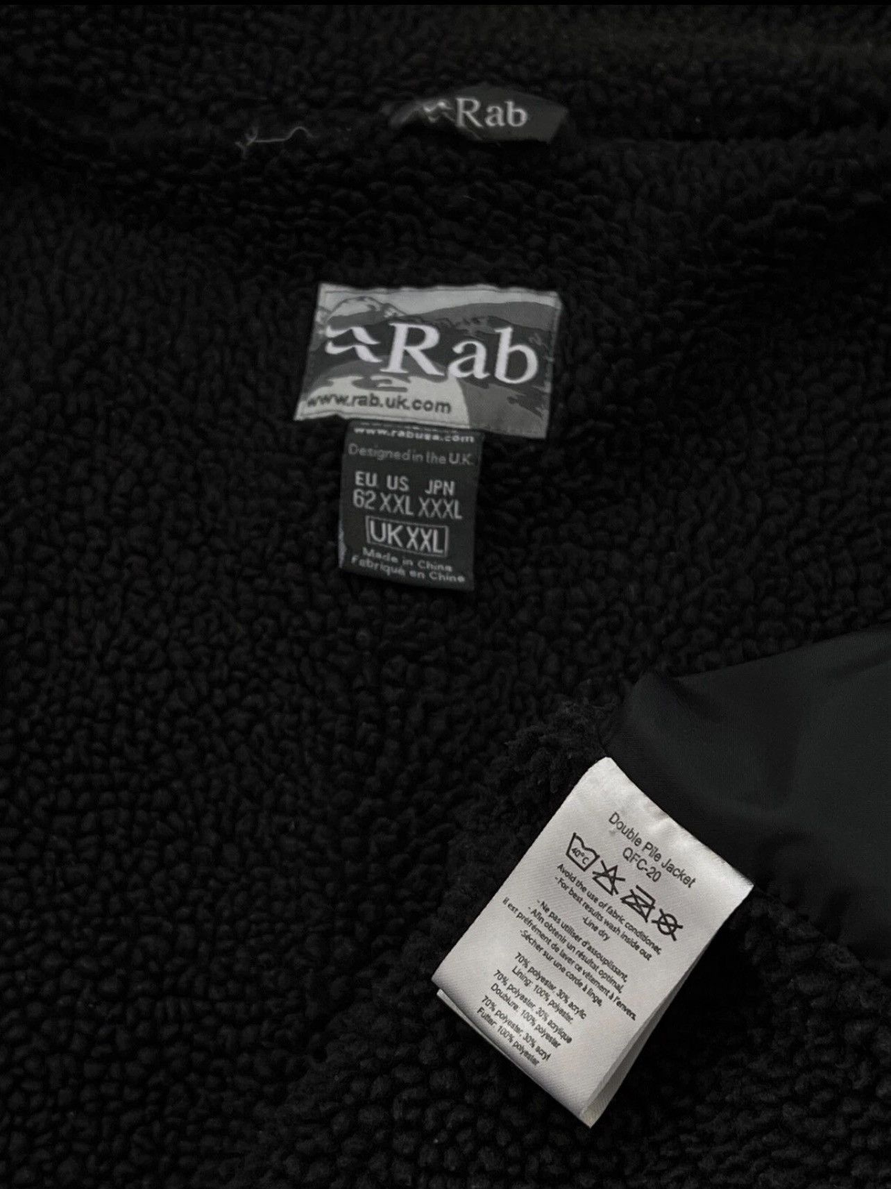 Rab Rab Jacket Double Pile Sherpa Fleece Walking Hiking Size US XXL / EU 58 / 5 - 6 Thumbnail