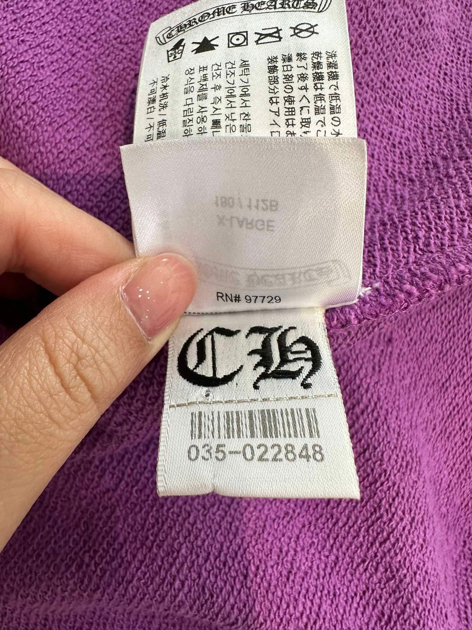 Chrome Hearts CHROME HEARTS Matty Boy I Want More Not Less Sweater PURPLE Size US XL / EU 56 / 4 - 11 Thumbnail