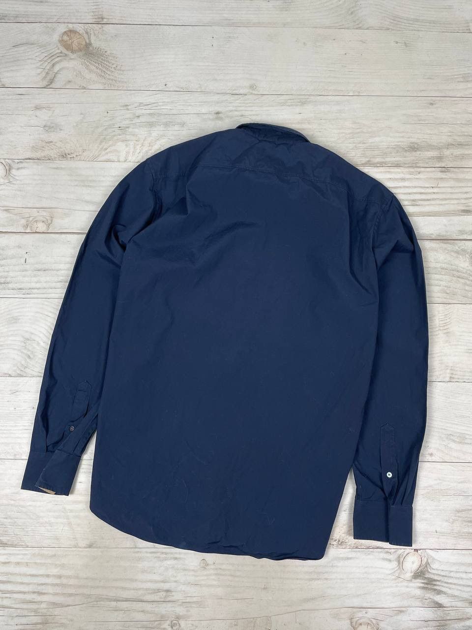 Burberry Vintage Burberry London Shirt Long Sleeve Blue Size US XL / EU 56 / 4 - 14 Thumbnail