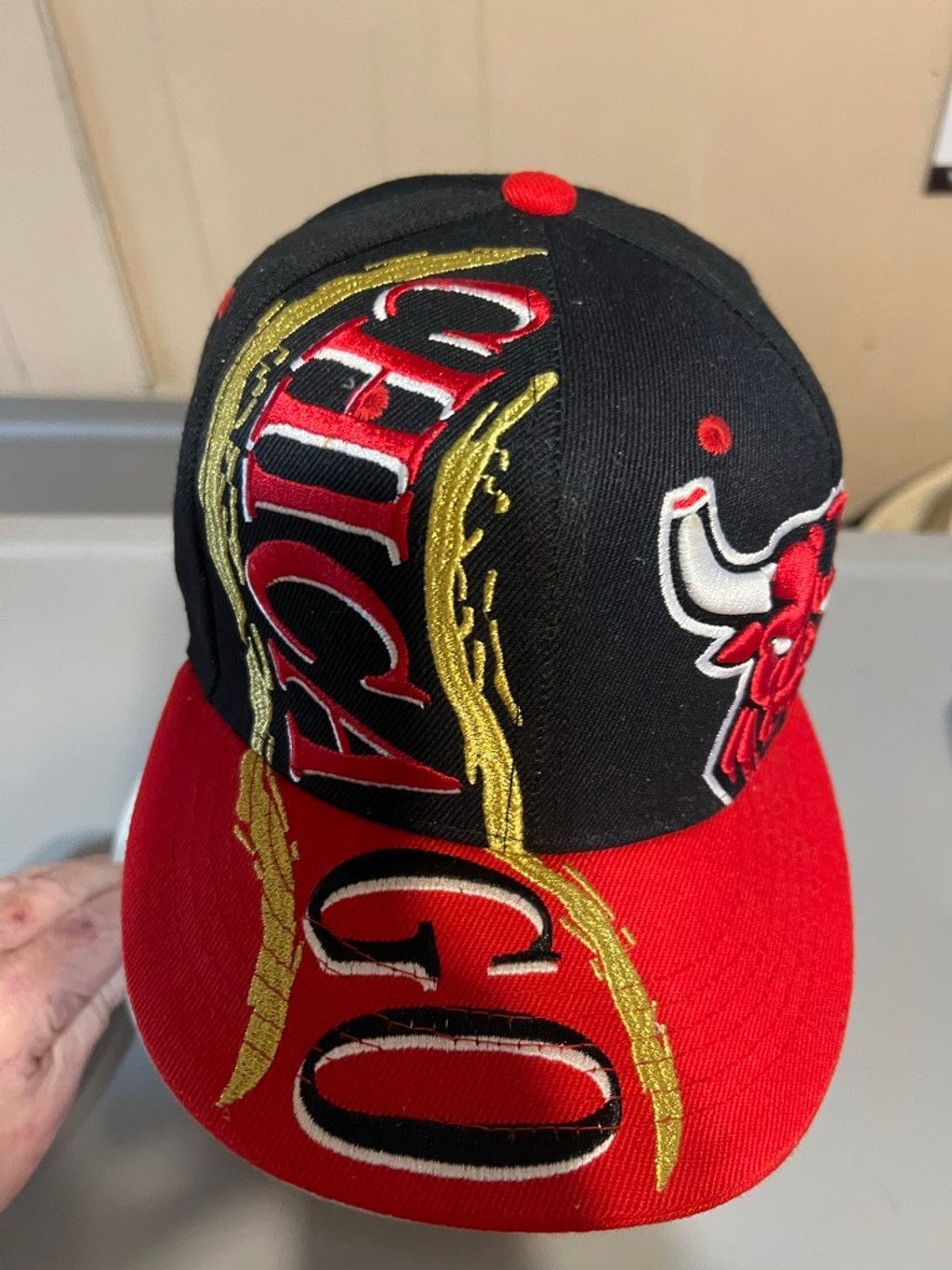 The Unbranded Brand Men's Unbranded Chicago Bulls Snapback Hat Size ONE SIZE - 6 Thumbnail