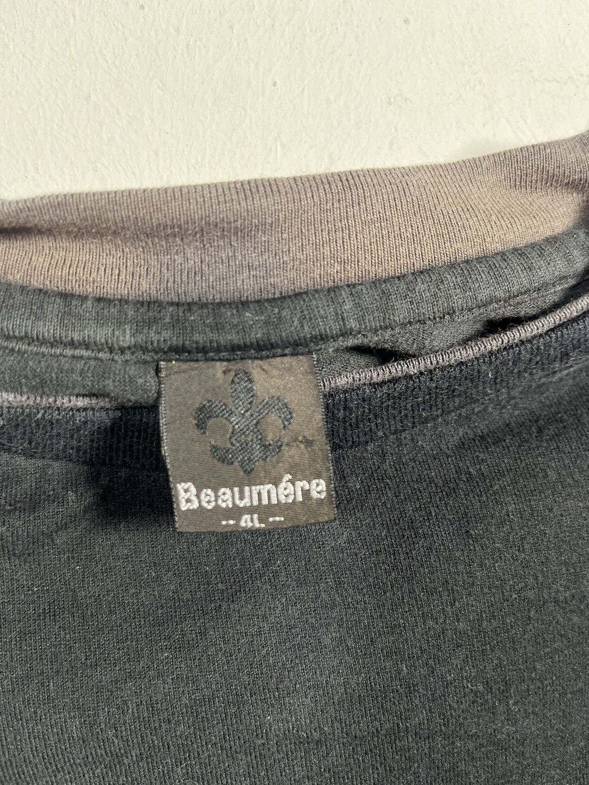 Japanese Brand Beaumere japanese brand Double Sleeve poem Very Rare Size US XXL / EU 58 / 5 - 3 Thumbnail