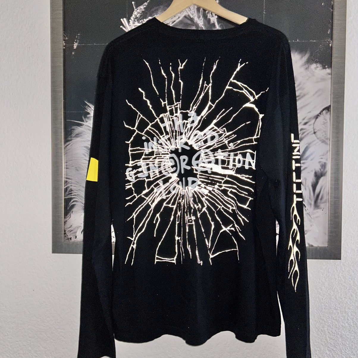 A$AP Rocky × AWGE × Rap Tees A$AP ROCKY INJURED GENERATION TOUR TESTING SHIRT Size US XL / EU 56 / 4 - 6 Thumbnail