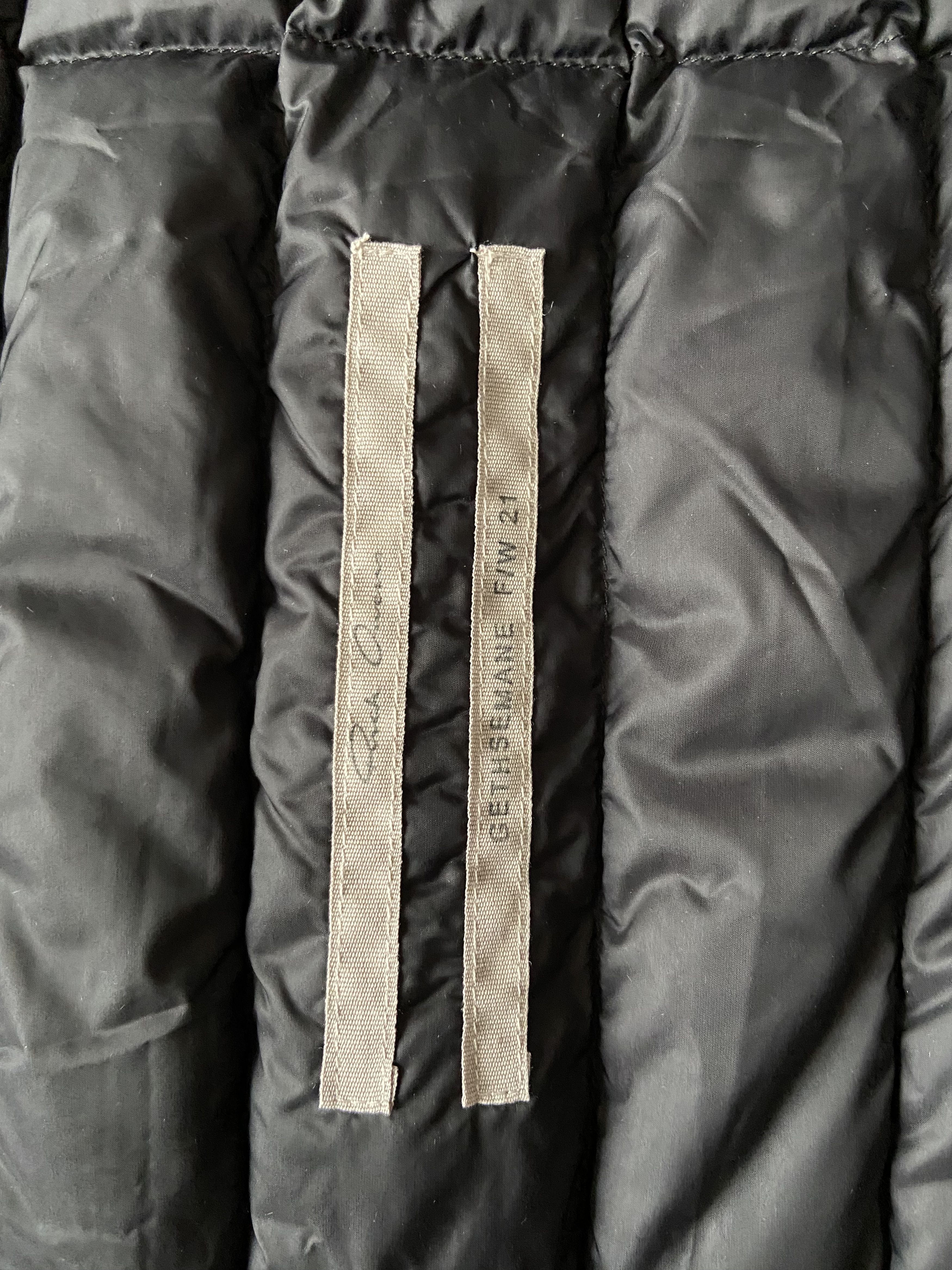 Rick Owens New FW21 Gethsemane Black Cargo Down Vest Size US M / EU 48-50 / 2 - 6 Thumbnail