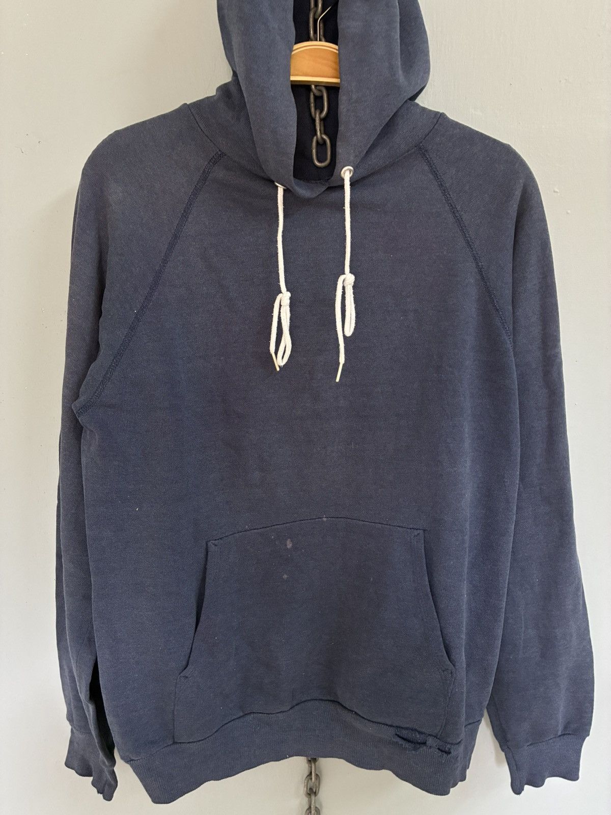 Vintage Vintage 80s Plain Hoodie Size US M / EU 48-50 / 2 - 3 Thumbnail