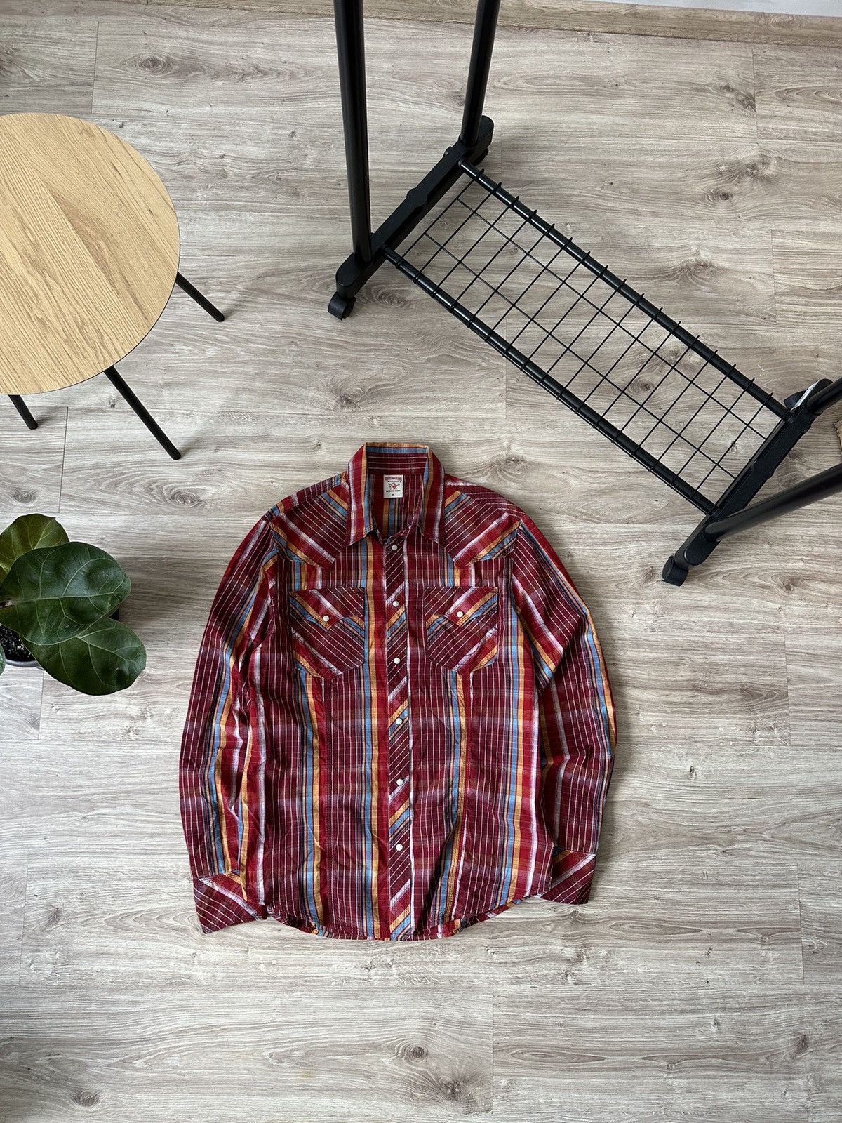 True religion plaid western shirt discount