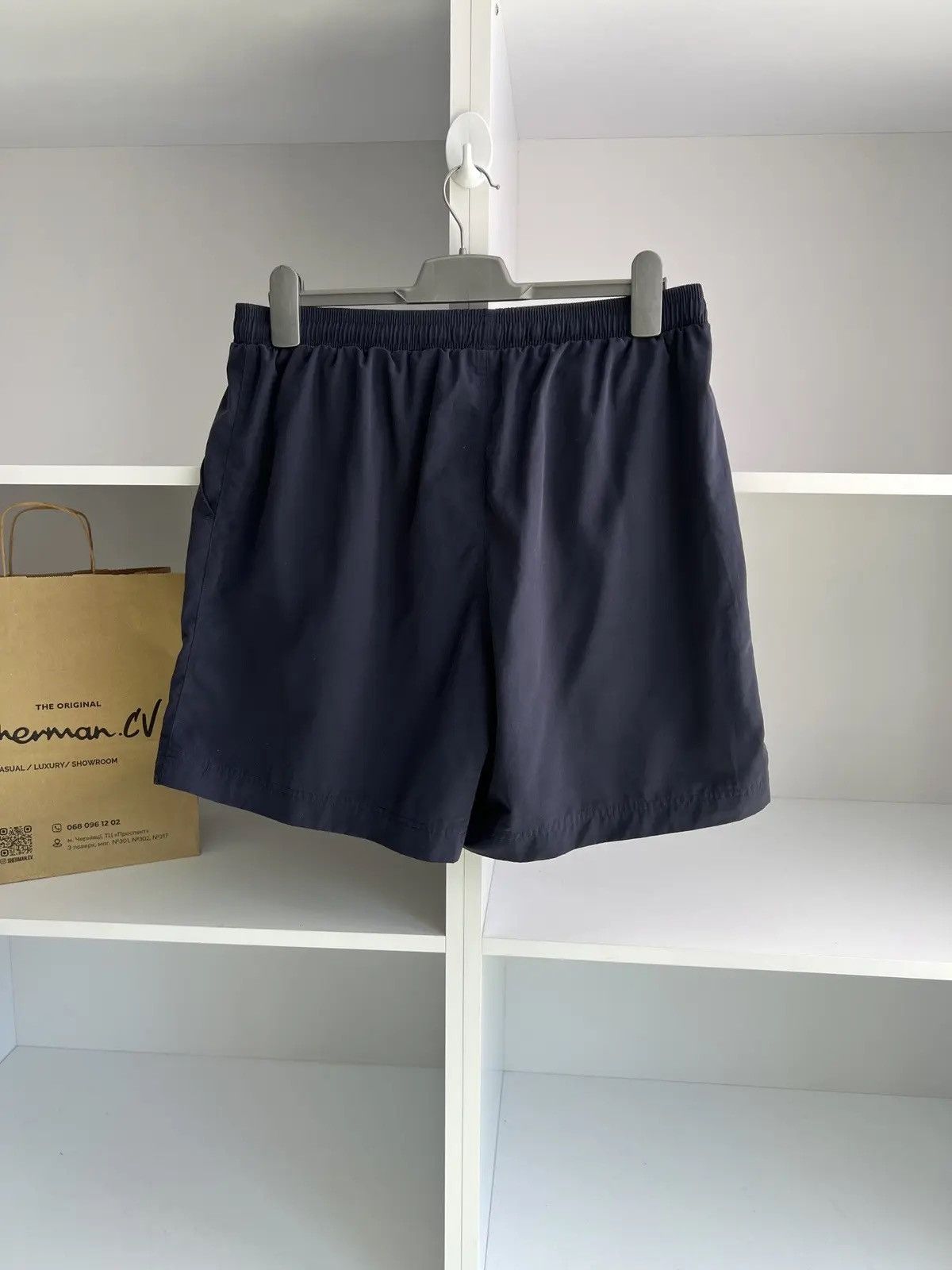 Adidas × Vintage Vintage Adidas Navy Shorts 90s style Size US 34 / EU 50 - 9 Thumbnail