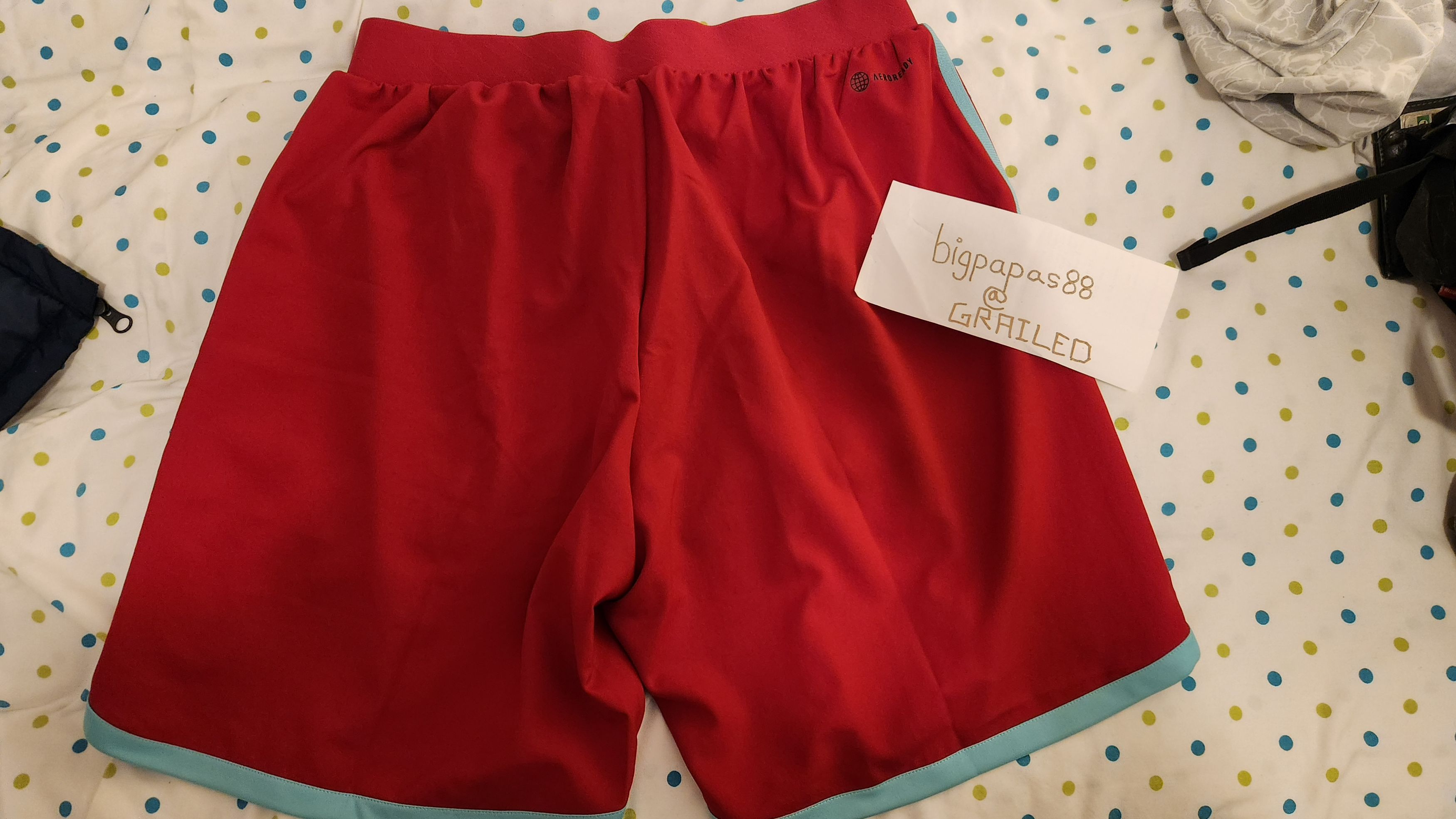 Adidas Player Issue Shorts - Colombia national team alternate Size US 34 / EU 50 - 4 Thumbnail