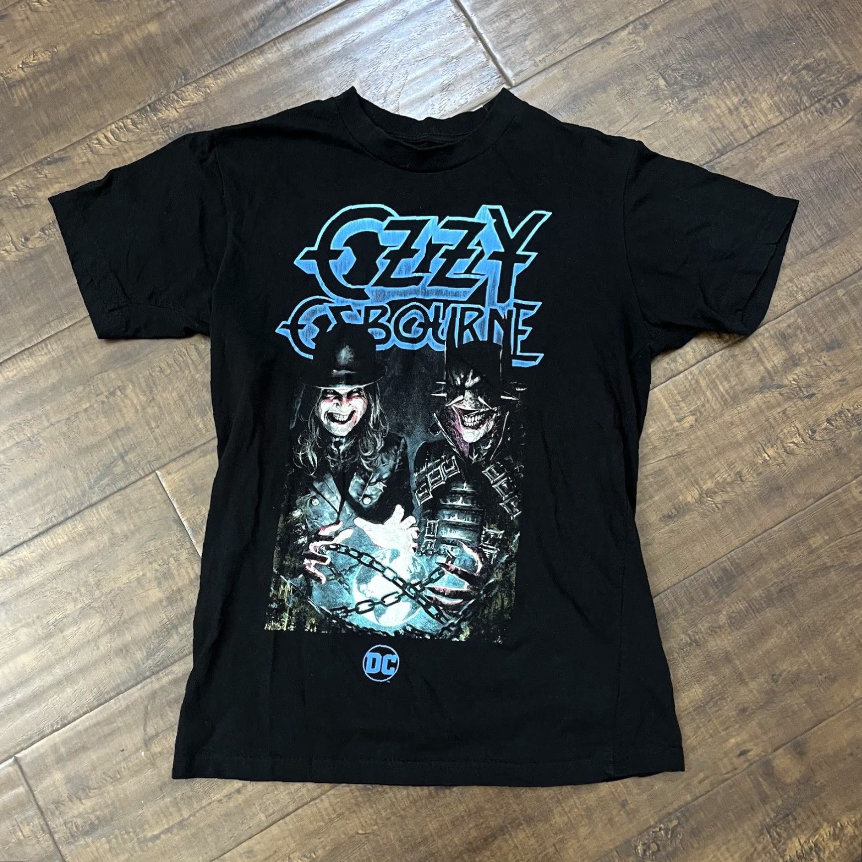Vintage VINTAGE Ozzy Osbourne DC Comics T Shirt Mens Small Black Batman Metal Graphic Band Size US S / EU 44-46 / 1 - 2 Thumbnail