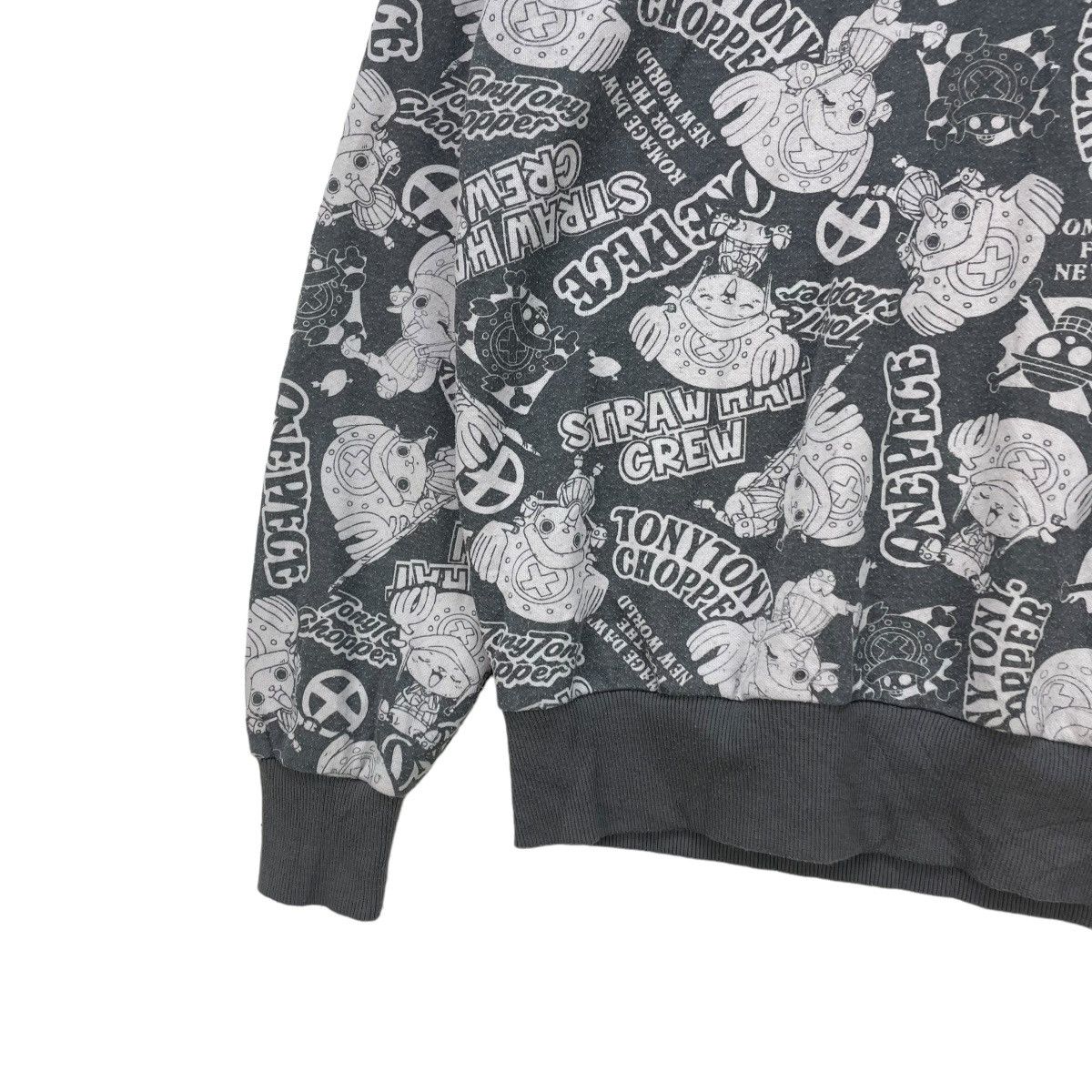 Anime × Cartoon Network Vintage Anime One Piece Full Print Sweatshirt Pullover Size US S / EU 44-46 / 1 - 4 Thumbnail