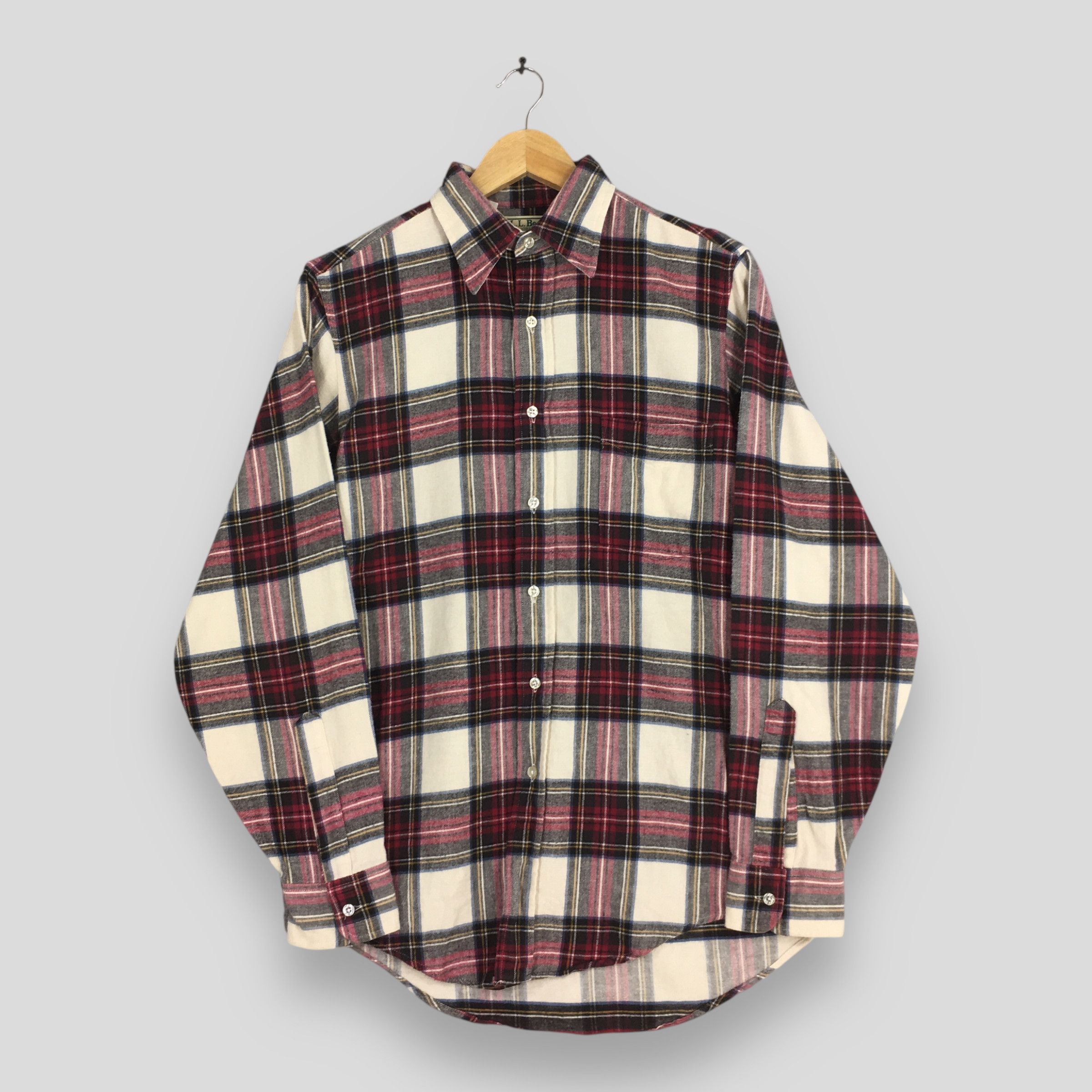 L.L. Bean Vintage LL Bean Flannel Checkered Shirt Men Small Size US S / EU 44-46 / 1 - 1 Thumbnail