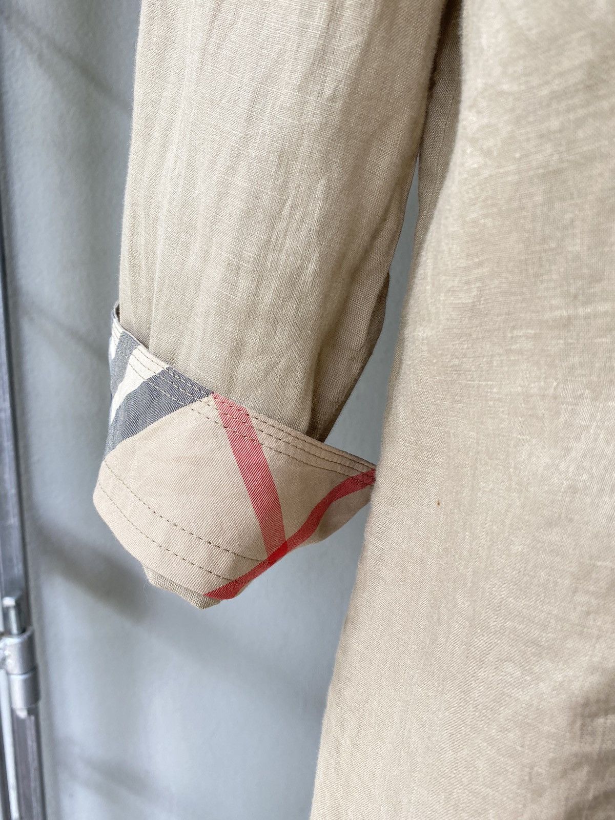 Burberry BURBERRYS Khaki Utility Shirt Size XS / US 0-2 / IT 36-38 - 19 Thumbnail