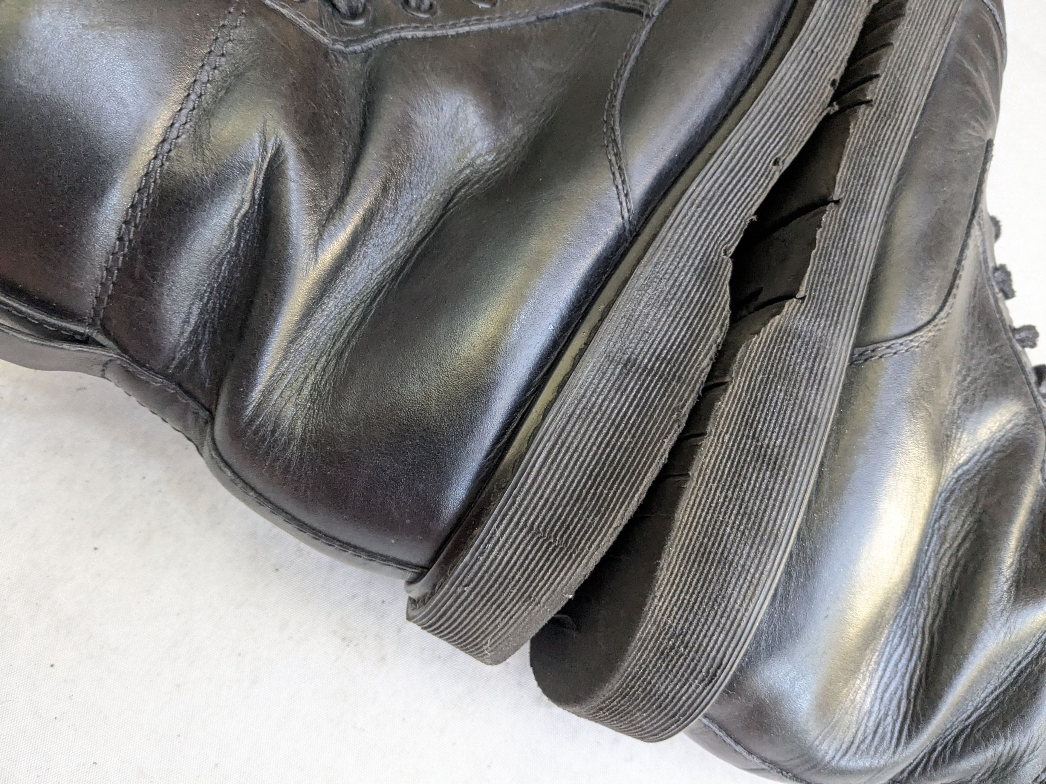 Prada Prada Combat Boots Black Leather 9.5 Side Zip Size US 9.5 / EU 42-43 - 16 Thumbnail