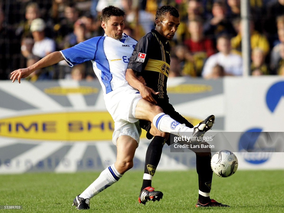 Vintage 2004/2005 Karlsruher SC #10 Ioannis Masmanidis Match Jersey Size US M / EU 48-50 / 2 - 6 Thumbnail