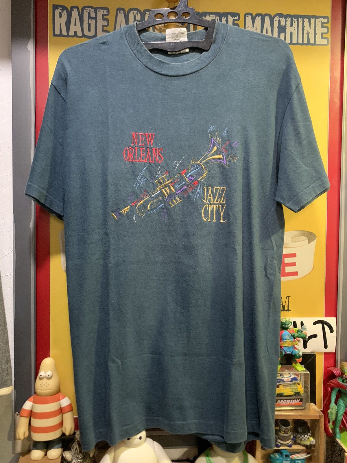 Vintage Vintage NEW ORLEANS “Jazz City” Embroidery Single Stitch tee Size US M / EU 48-50 / 2 - 2 Thumbnail