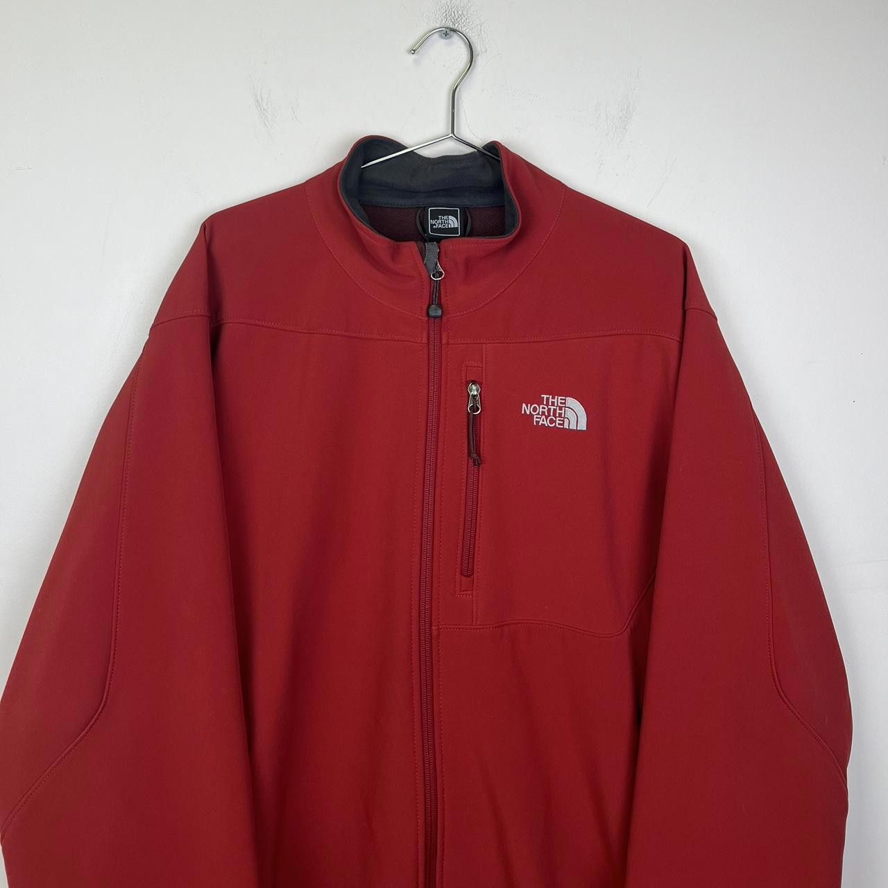 The North Face Vintage The North Face Red Softshell Jacket - Size Large Size US XL / EU 56 / 4 - 2 Thumbnail