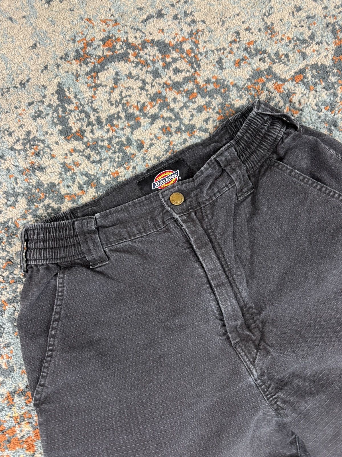Dickies × Vintage Vintage 90s Dickies ripstop baggy cargo workwear pants faded Size US 26 / EU 42 - 11 Thumbnail