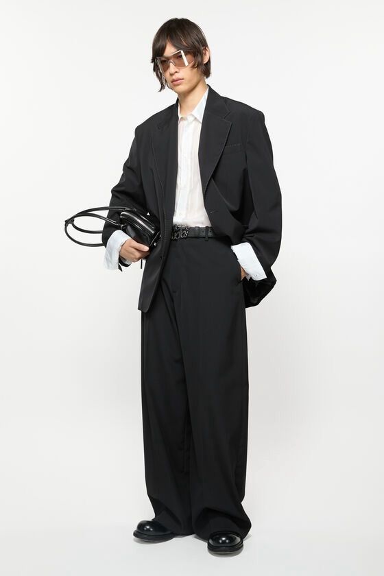 Acne Studios Wide Leg Twill Chino Trousers Size US 30 / EU 46 - 1 Thumbnail
