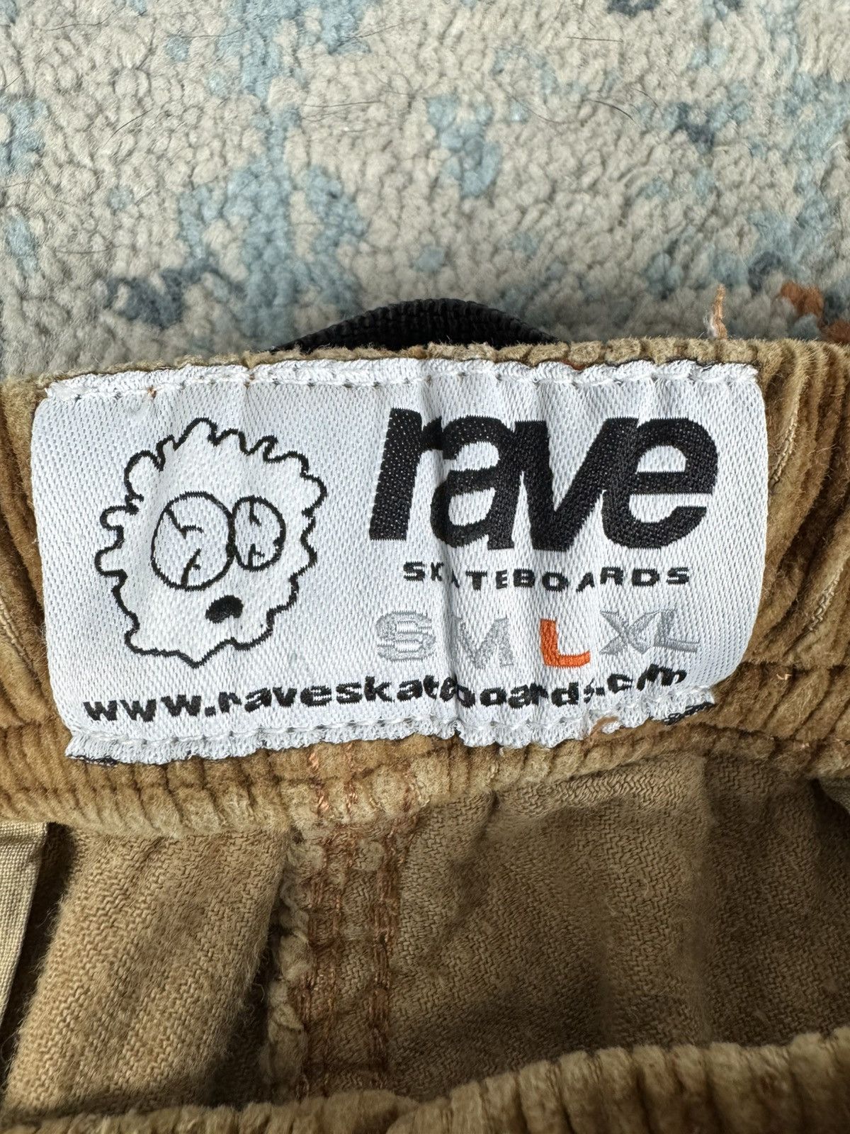 Japanese Brand Rave Skateboards baggy cords corduroy skate pants Size US 32 / EU 48 - 10 Thumbnail