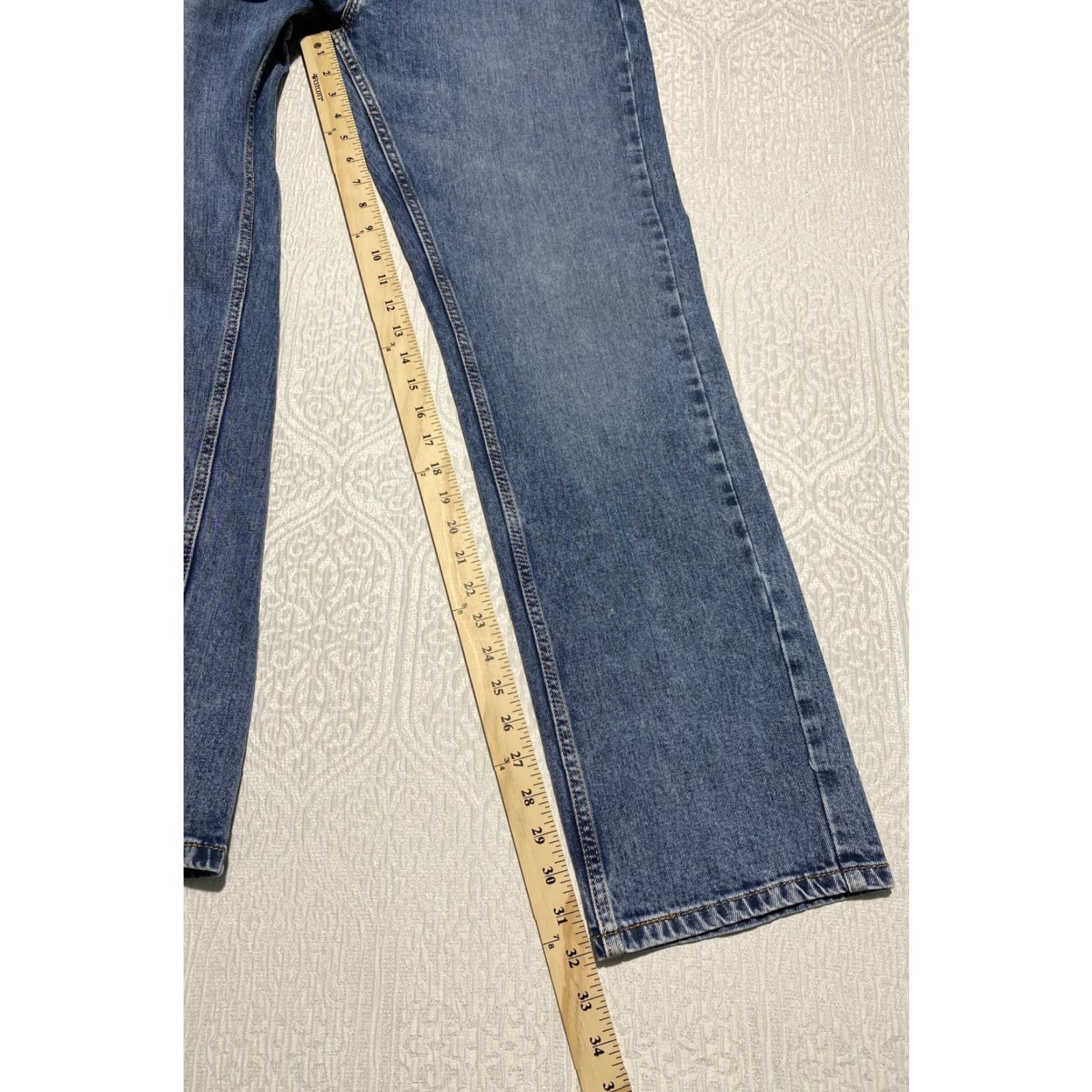 Levi's Levi's 559 Jeans Mens 32x32 Blue Denim 5-Pocket Relaxed Straight Stretch Cotton Elastodiene Size US 32 / EU 48 - 5 Thumbnail