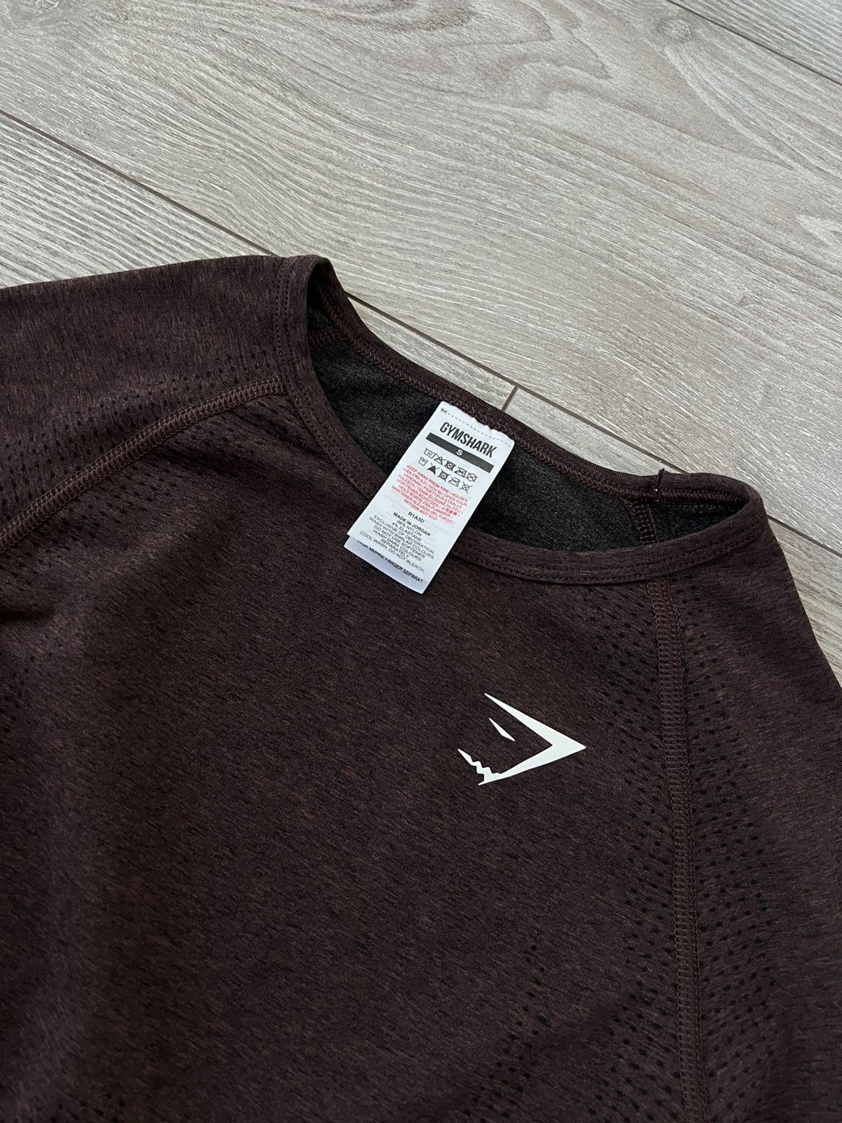Gymshark ‼️Gymshark Womans Long Sleeve Onyx Straight Fit Gym Top‼️ Size S / US 4 / IT 40 - 16 Thumbnail