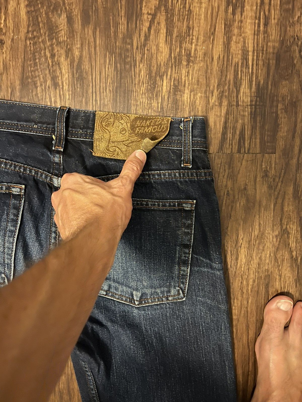 Naked & Famous Naked and Famous Turmeric Selvedge Jeans 29 30 Size US 30 / EU 46 - 9 Thumbnail