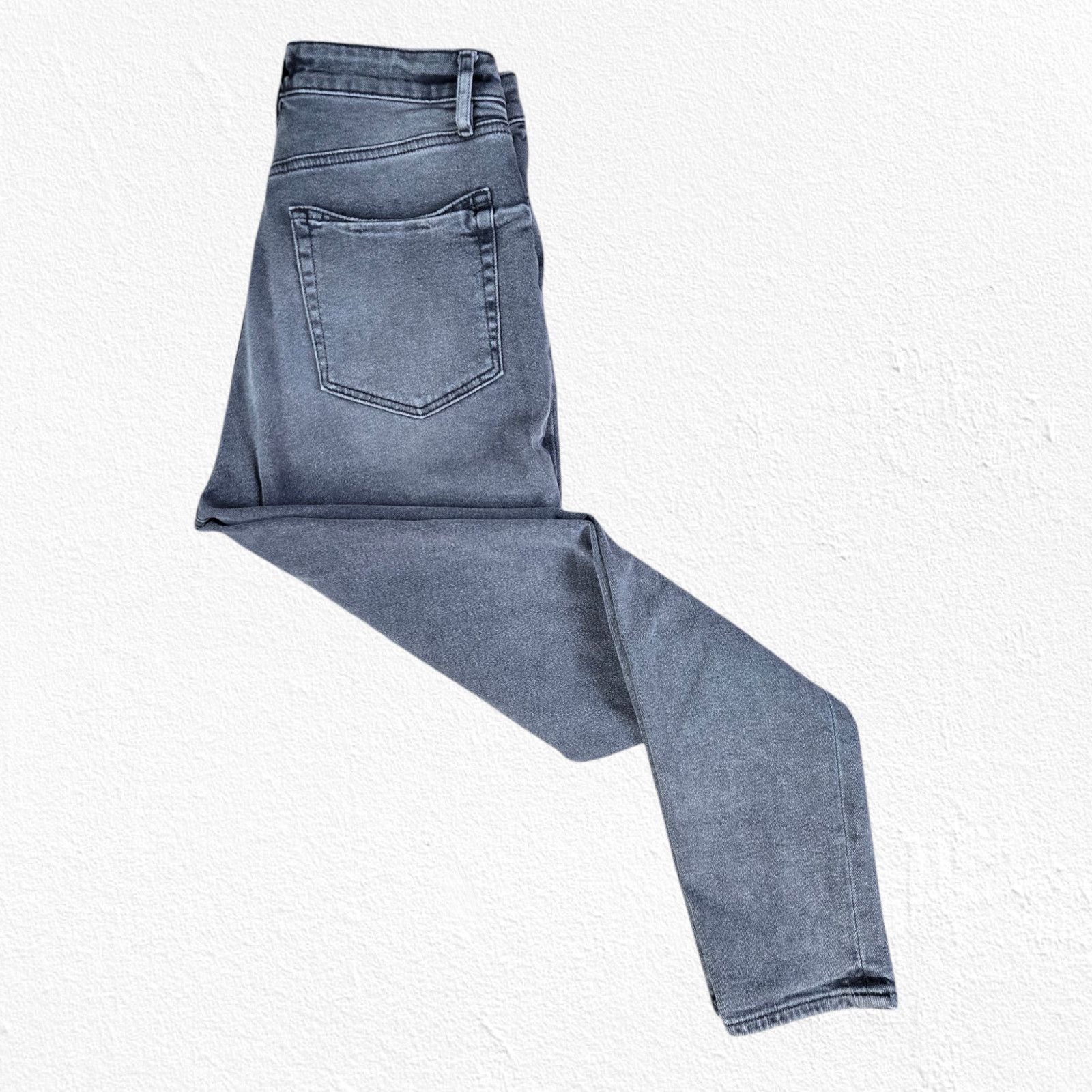 Loft LOFT Gray Wash High Rise Ankle Skinny Jeans Size 6 Size 28" / US 6 / IT 42 - 9 Thumbnail
