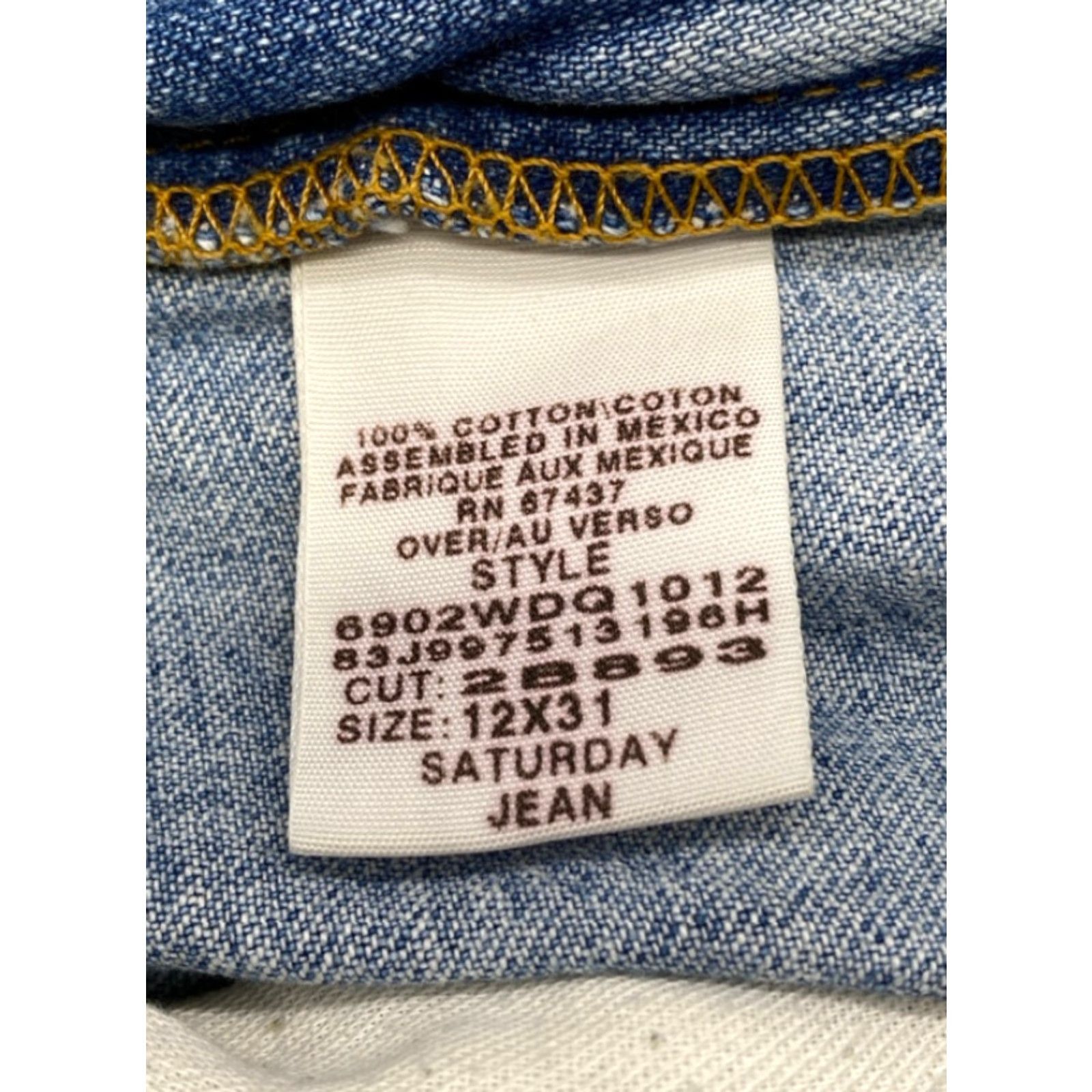 Ralph Lauren Polo Jeans by Ralph Lauren Jeans Womens 12x31 Blue Denim Cotton 5292 34x31 Blue Women Jeans 90s Style Straight Womens Size 24" / US 00 / IT 34 - 7 Thumbnail