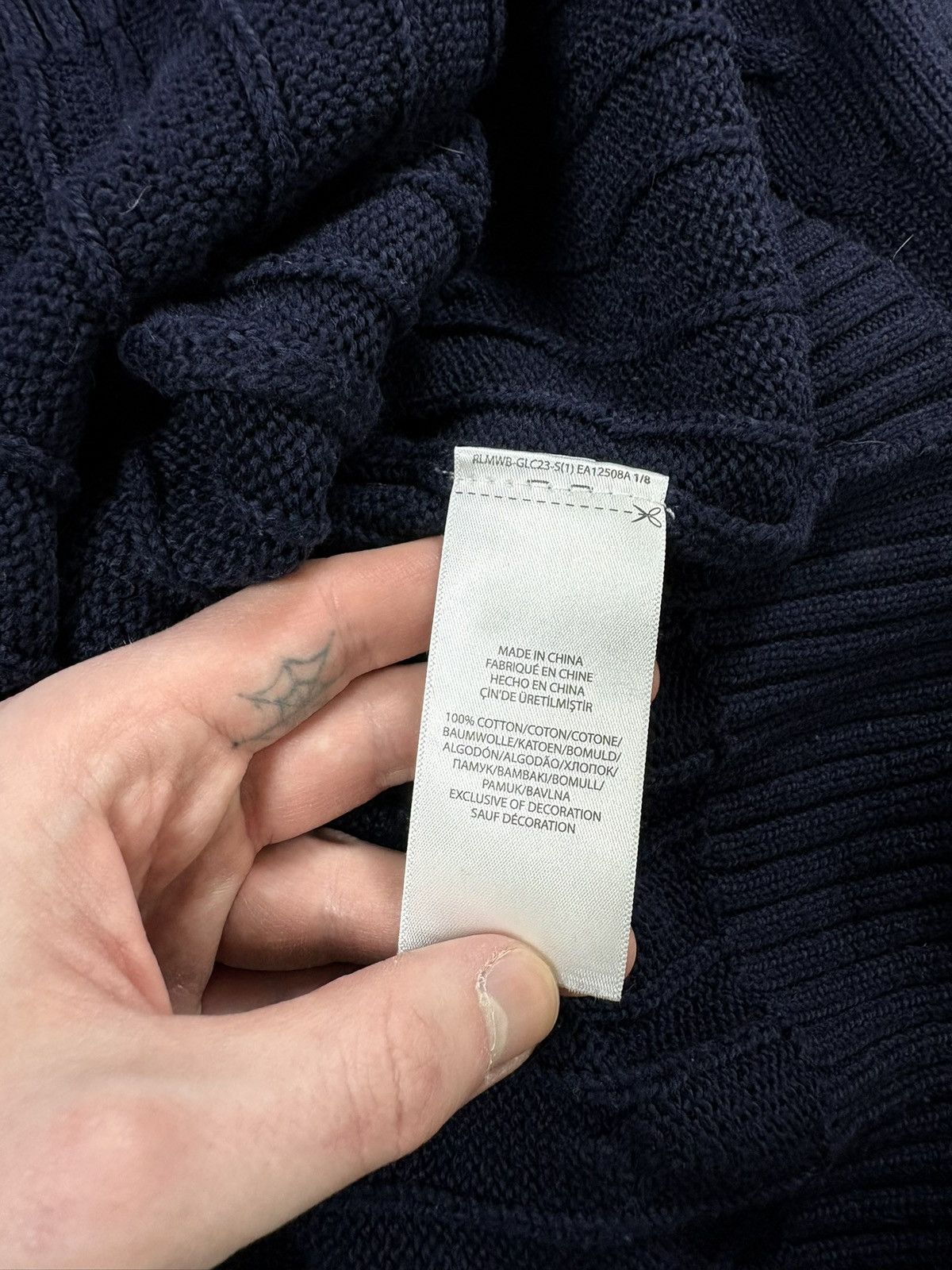 Polo Ralph Lauren Navy polo Ralph Lauren cable knit sweater xxl 2xl Size US XXL / EU 58 / 5 - 5 Thumbnail
