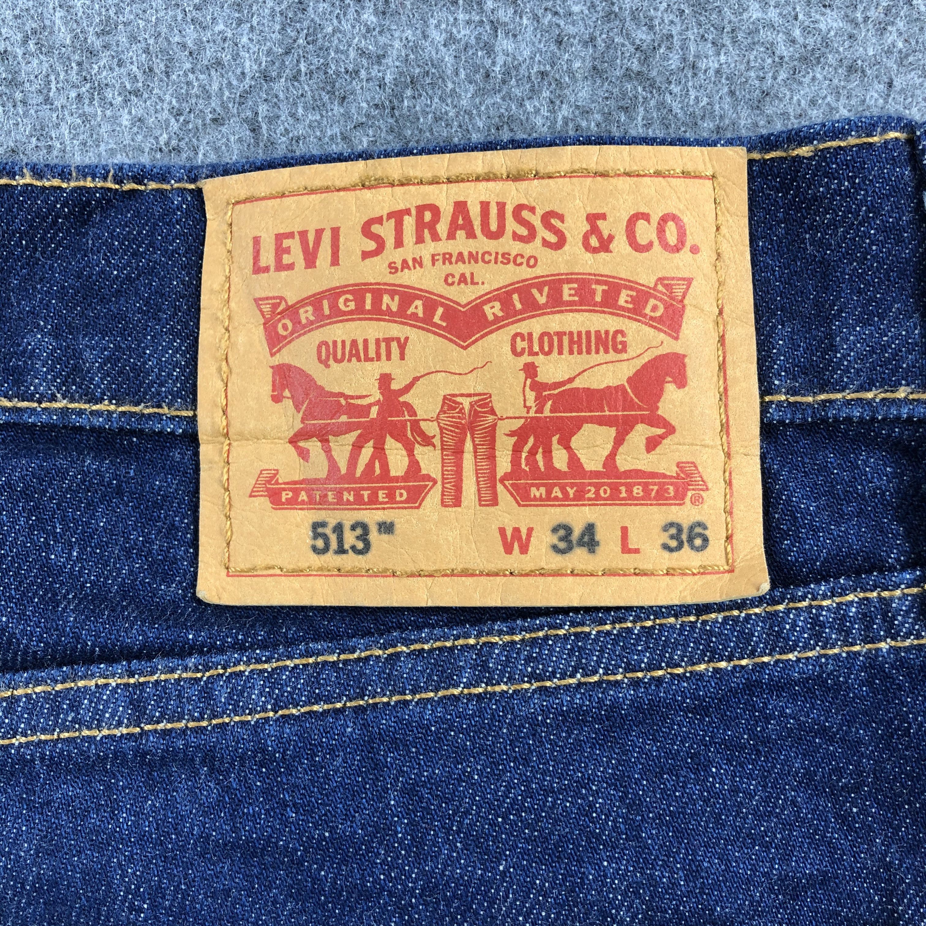 Levi's Vintage Blue Wash Levis 513 Jeans-J2070 Size US 36 / EU 52 - 5 Thumbnail