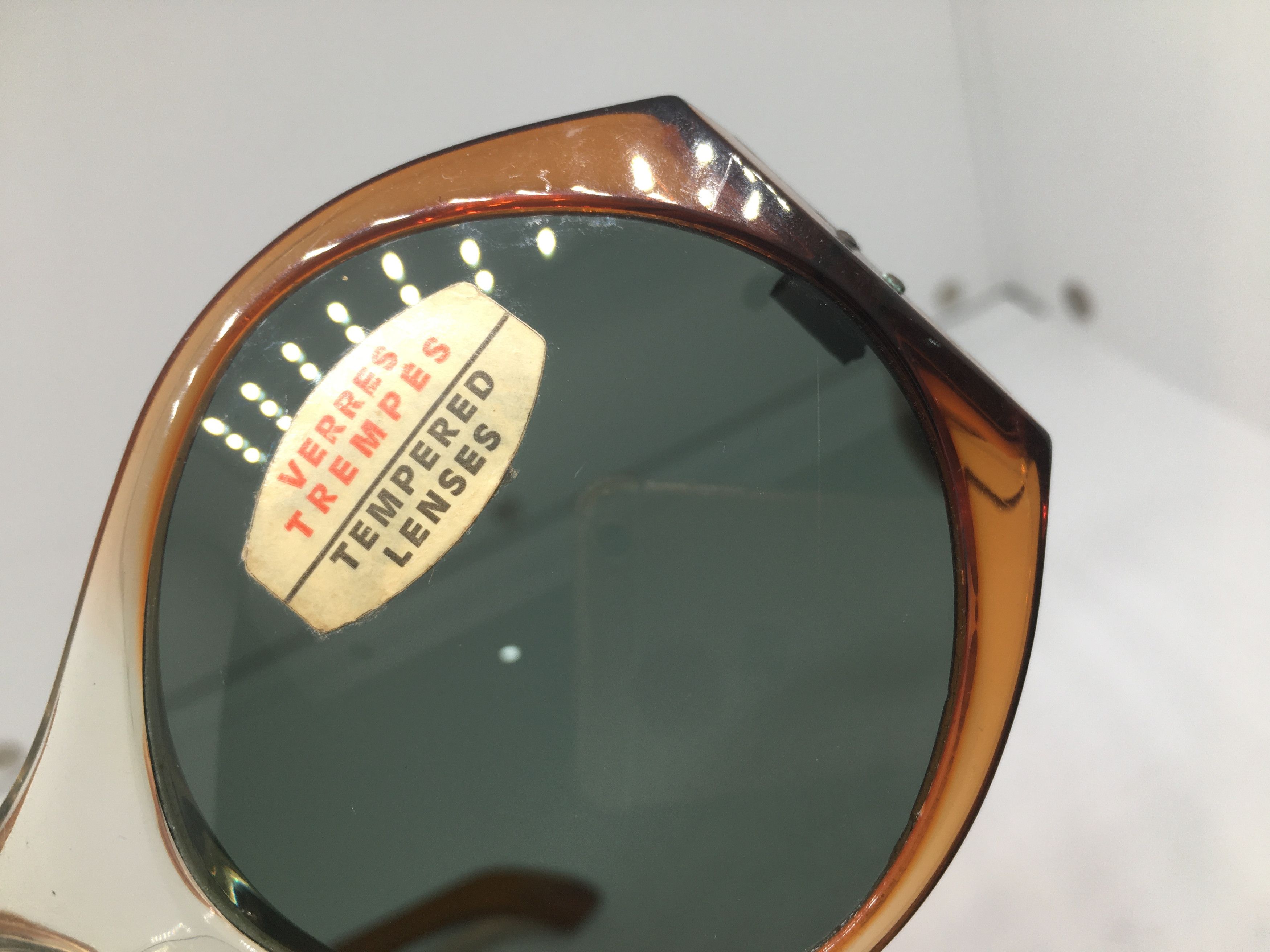 Vintage Vintage Handmade Sunglasses Frame Tempered Glass Lens France Size ONE SIZE - 10 Thumbnail