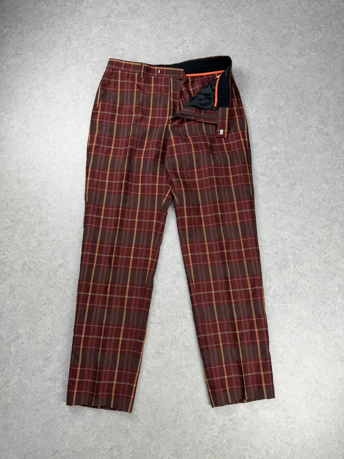Paul Smith Paul Smith Multicolor Plaid Trousers Pants Size 34 Size US 34 / EU 50 - 6 Thumbnail