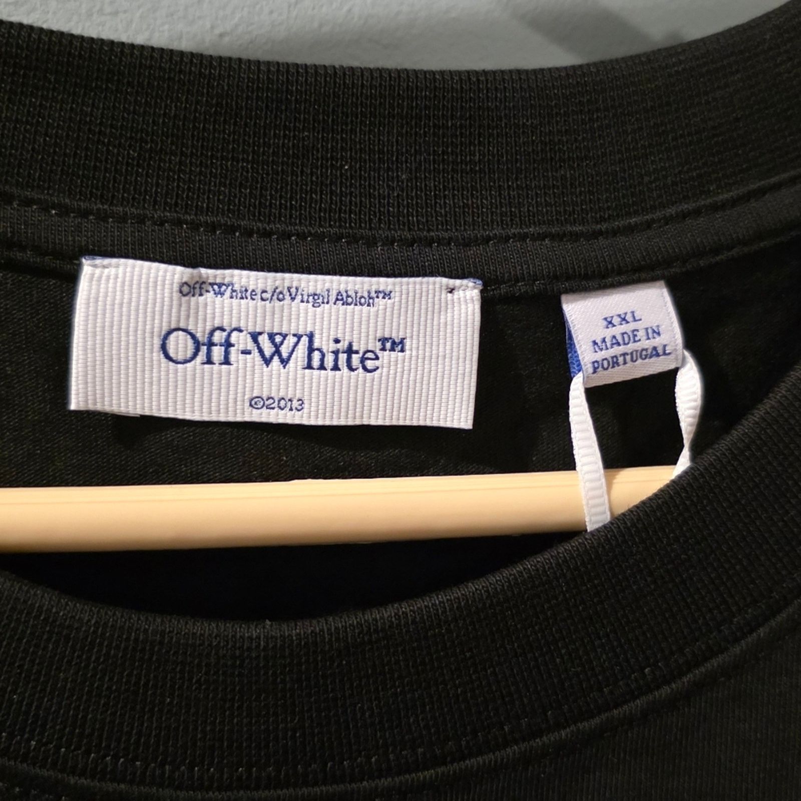 Off-White DSWT Off-White c/o Virgil Abloh Black Tech Arrow Slim Tee Size US XXL / EU 58 / 5 - 3 Thumbnail