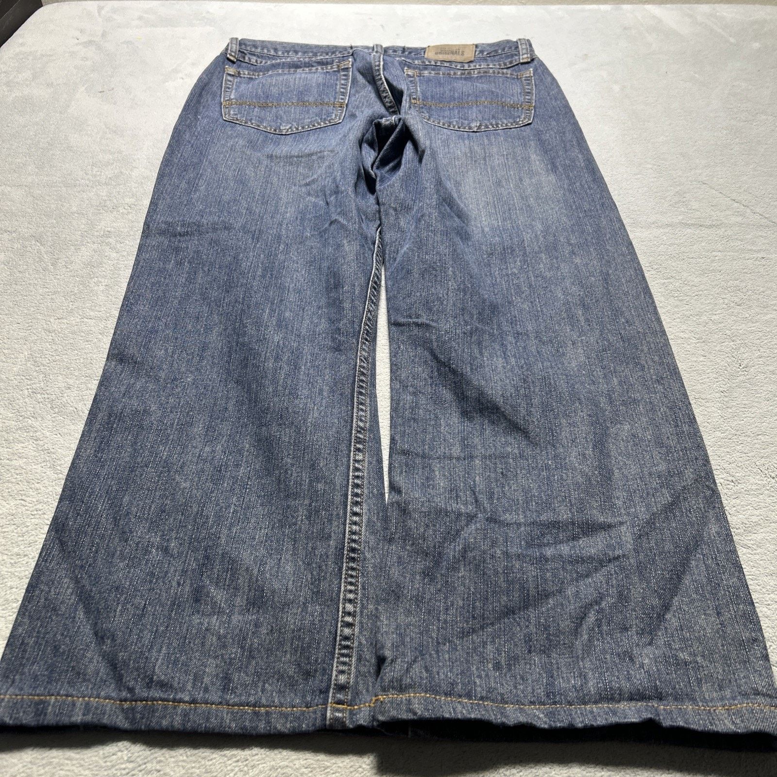 Wrangler Wrangler Beyond Baggy Jeans Mens 33x27 Loose Wide Hamilton Size US 33 - 2 Thumbnail