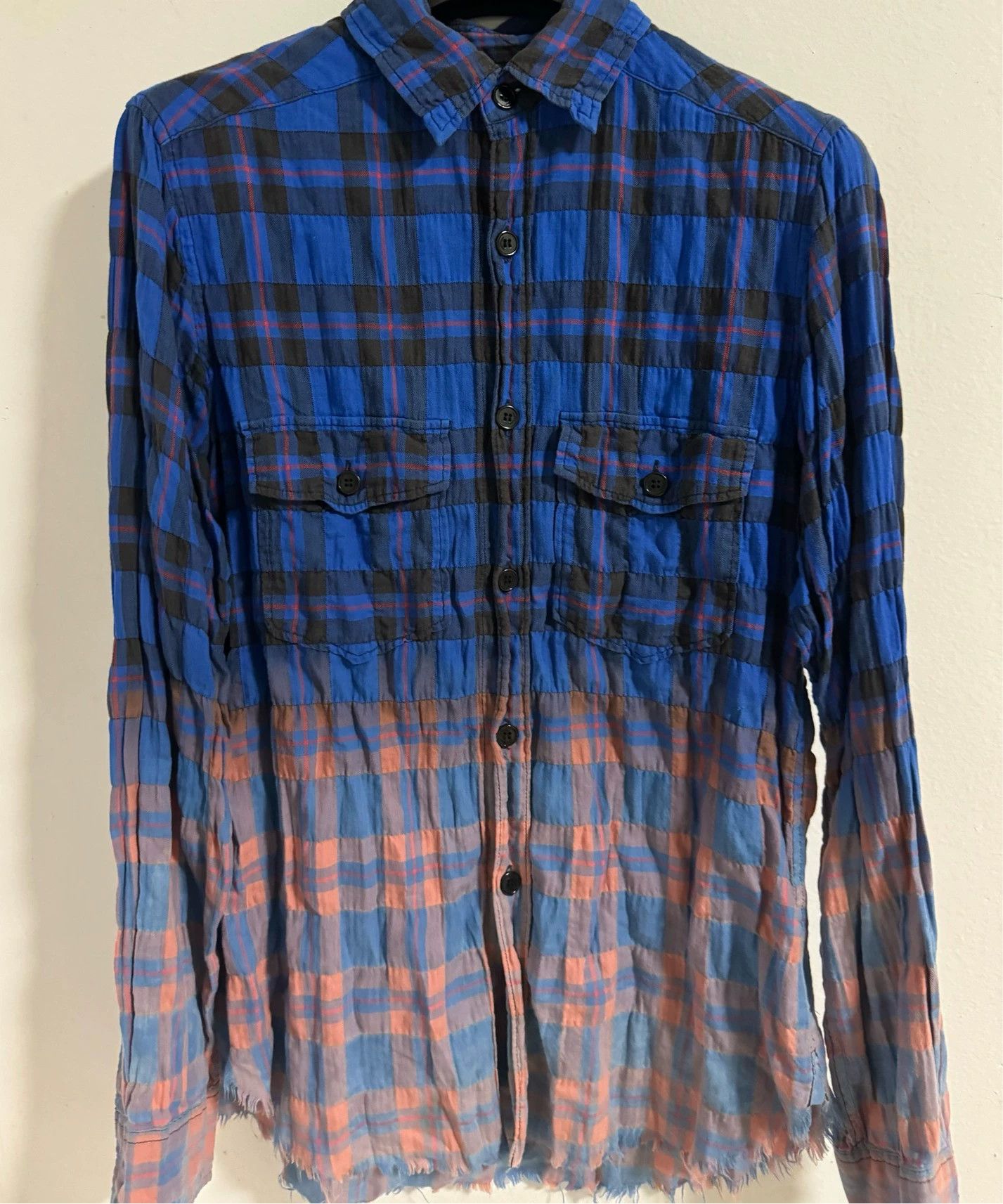 Saint Laurent Paris Saint Laurent Paris Rendering gradient shirt Size US S / EU 44-46 / 1 - 1 Thumbnail