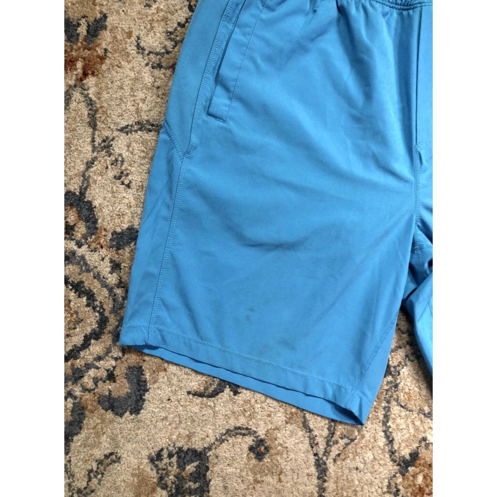 Vintage Birddogs Shorts Mens 2XL Blue Lined Stretch 9 Inseam Elastic Waist Athletic Size US 39 - 4 Thumbnail