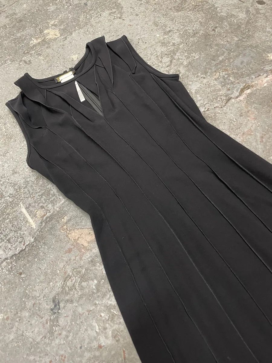 Designer × Vintage 2000s Plein Sud Back Zip Lined Minimalist Dress Size M / US 6-8 / IT 42-44 - 5 Thumbnail