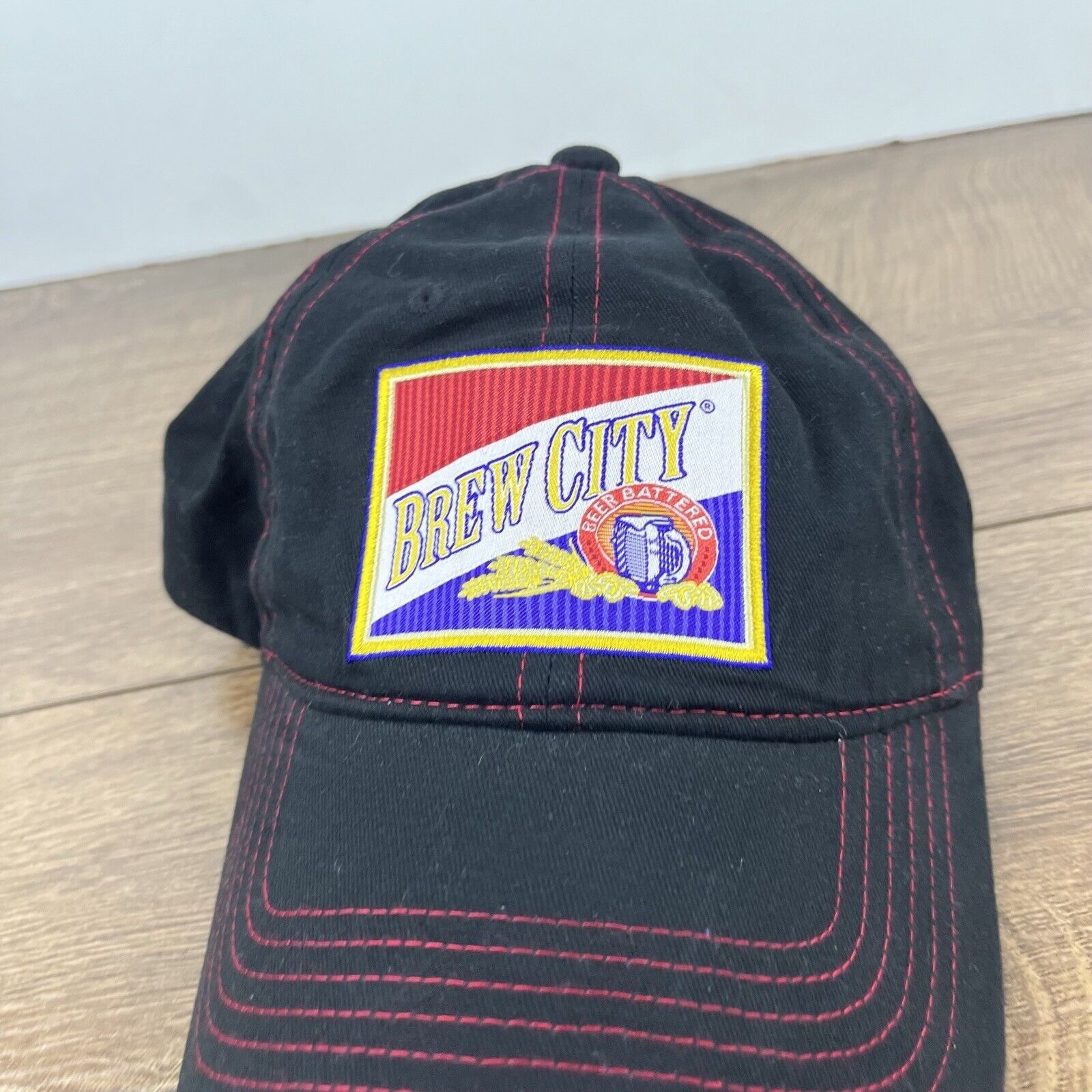 Other Brew City Hat Black Cap Hat Adjustable Hat Black Adult Hat Size ONE SIZE - 6 Thumbnail