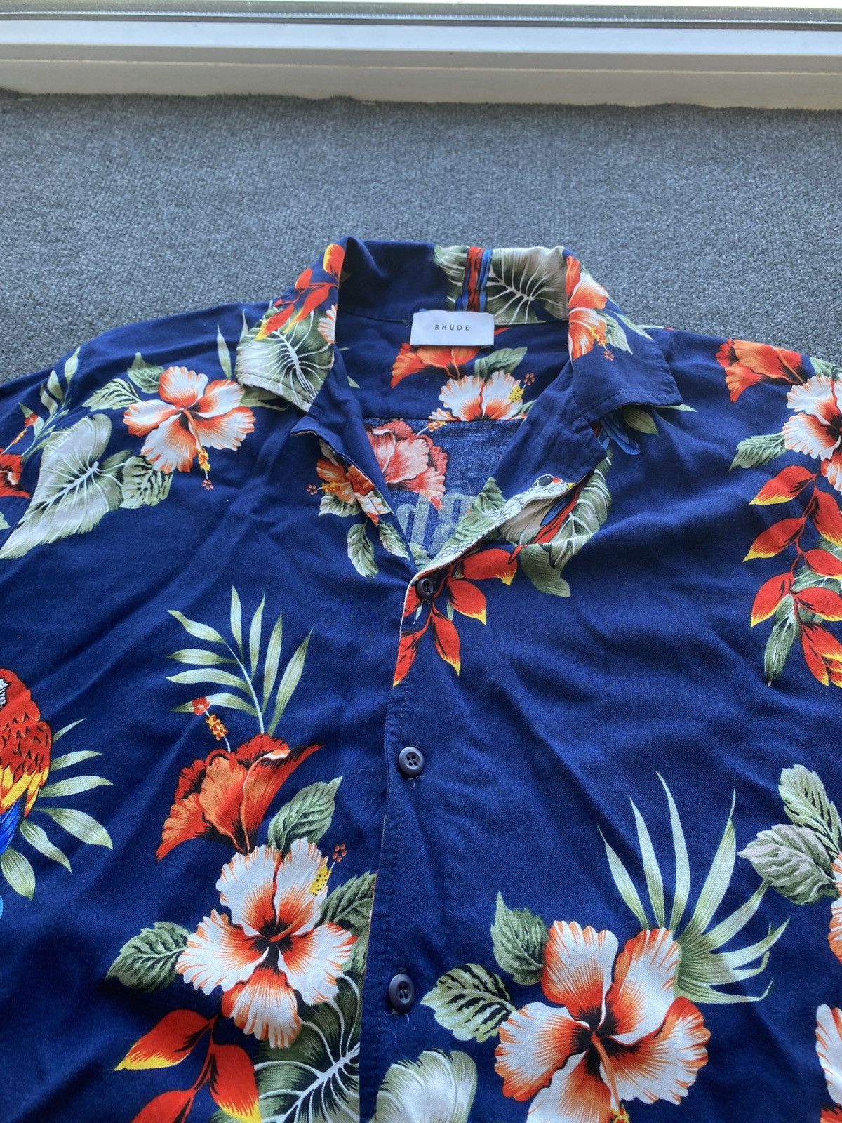 Rhude 🔥Designer Luxury Rhude Hawaii Short sleeve Shirt button up S Size US S / EU 44-46 / 1 - 12 Thumbnail