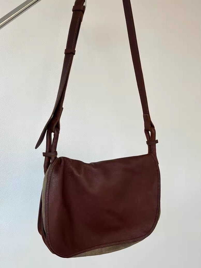 Maison Margiela Maison Margiela Camel Leather Crossbody Bag Size ONE SIZE - 1 Thumbnail