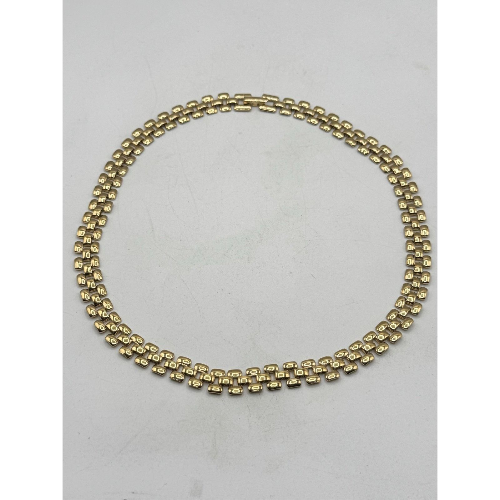 Vintage Vintage gold tone collar panel link necklace Size ONE SIZE - 5 Thumbnail