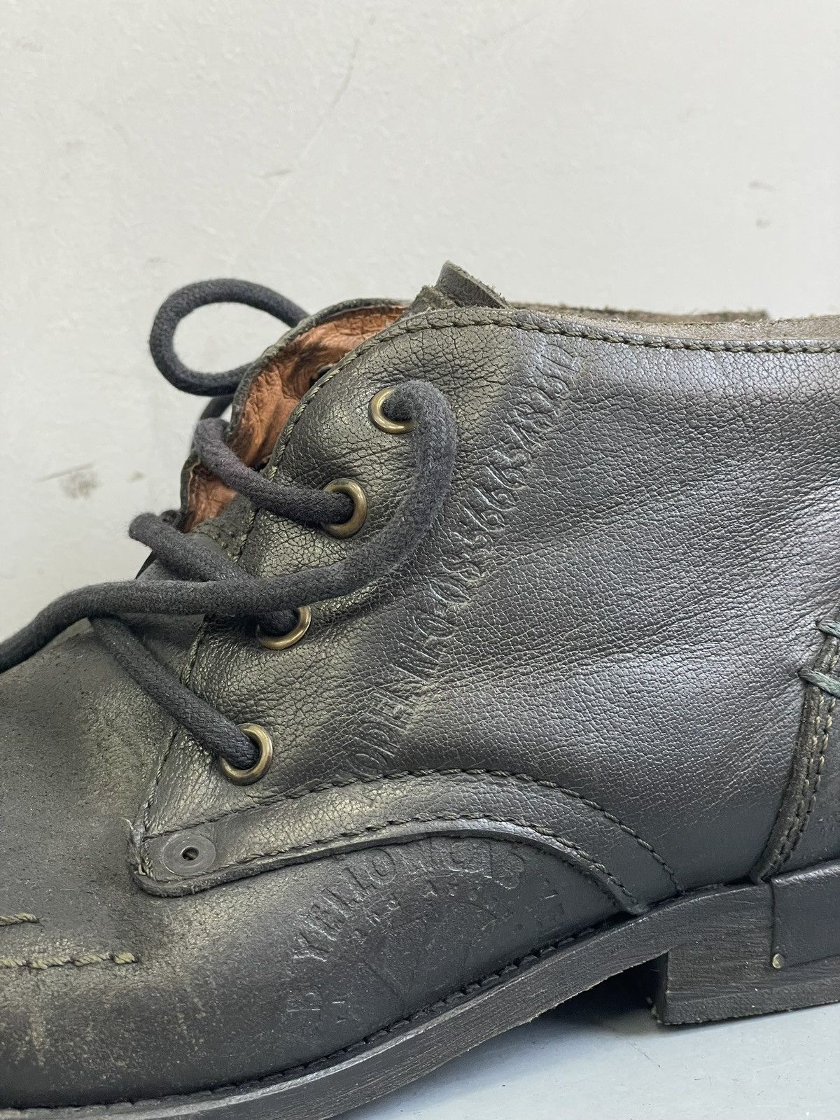 Dirk Bikkembergs Yelluncab black leather boots minimal classic guidi style Size US 9 / EU 42 - 11 Thumbnail