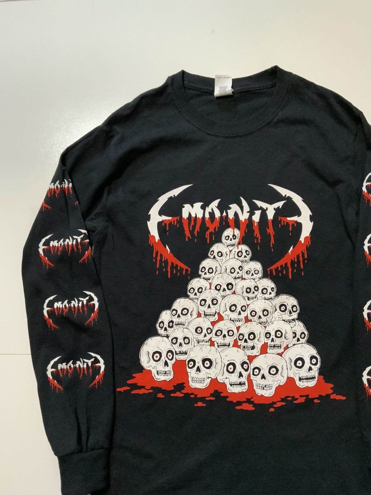 Other Emo Nite F*ck This Feeling Skull Pile Gore Punk T-Shirt Size US S / EU 44-46 / 1 - 6 Thumbnail
