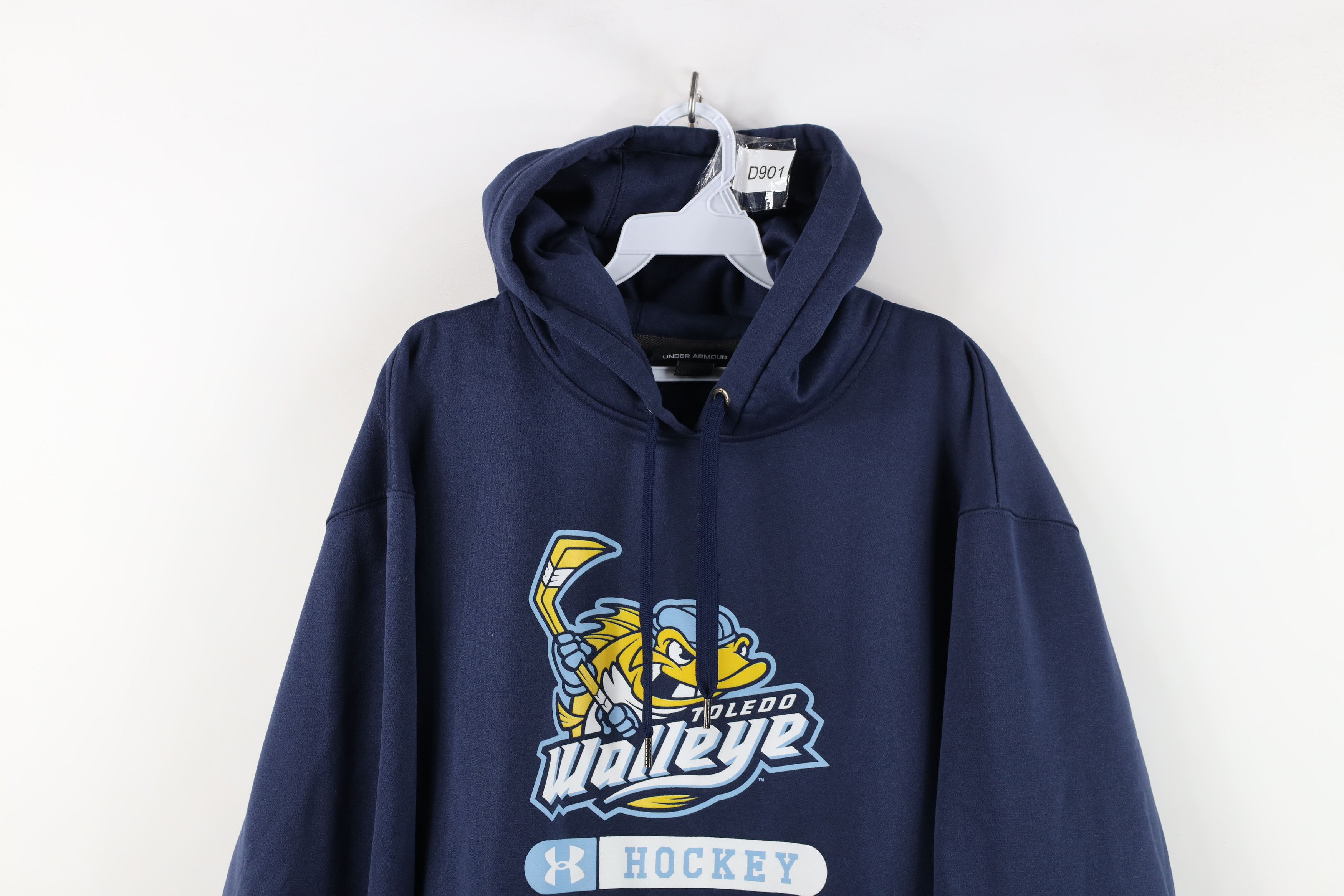 Under Armour × Vintage Under Armour Toledo Walleye Hockey Hoodie Sweatshirt Blue Size US L / EU 52-54 / 3 - 2 Thumbnail