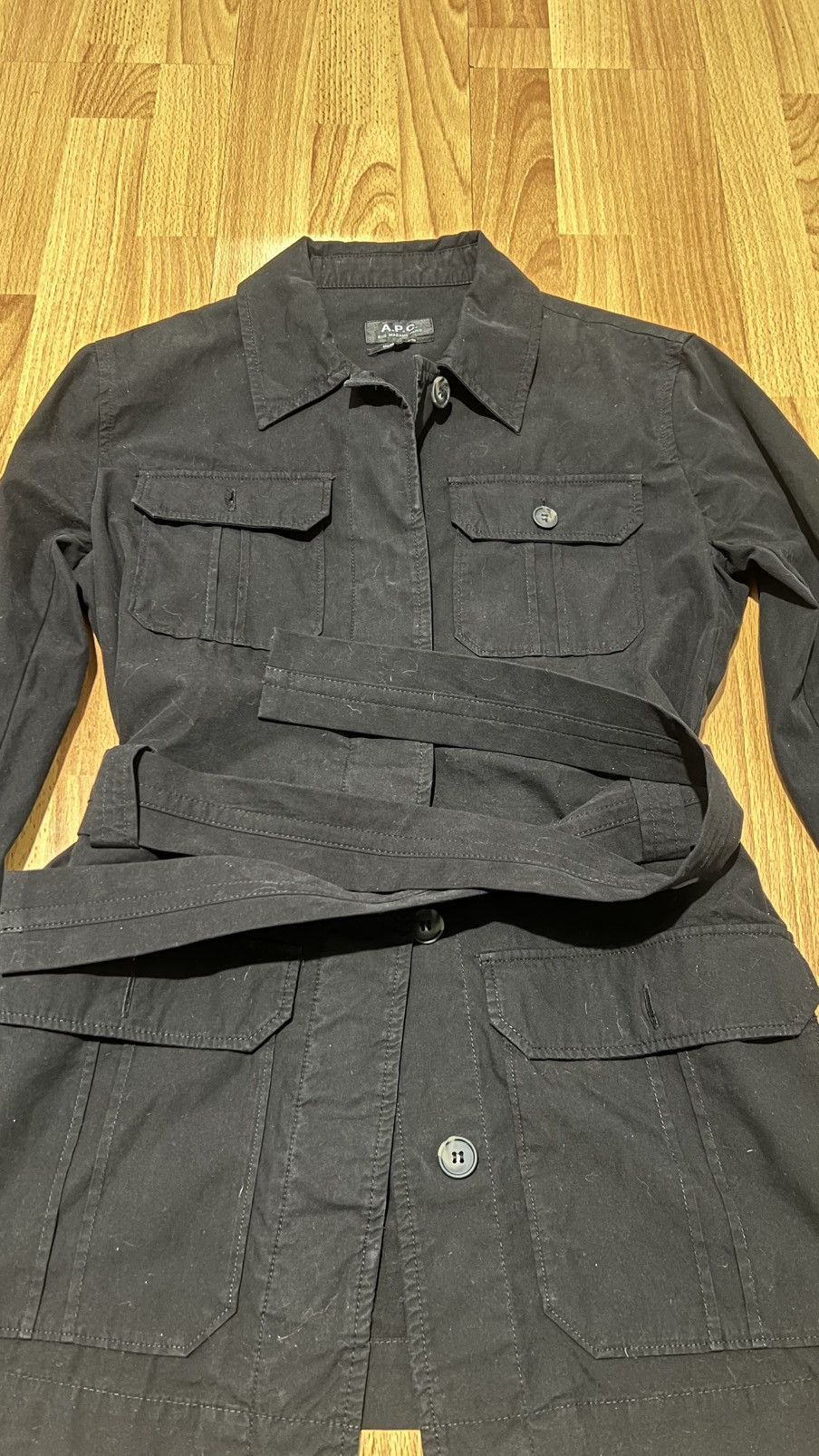 A.P.C. A.P.C. Sahara jacket black utility waist and pockets Size XS / US 0-2 / IT 36-38 - 1 Thumbnail