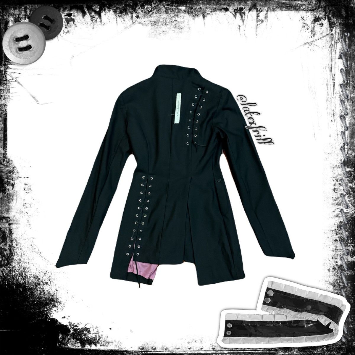 Other Alice Auaa laced up blazer Size XS / US 0-2 / IT 36-38 - 2 Thumbnail