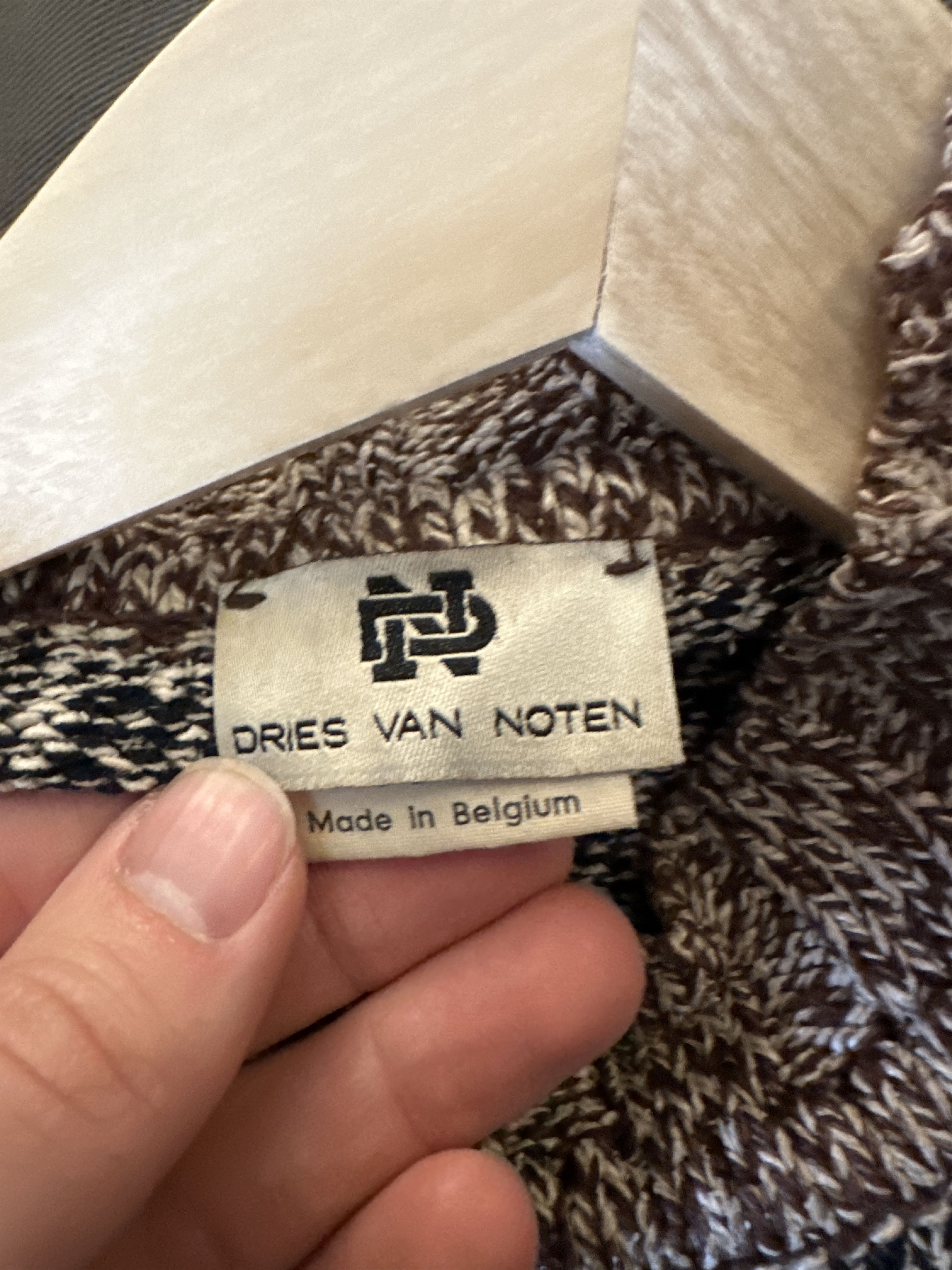 Dries Van Noten Dries Van Noten 1990s Striped Sweater Size US XL / EU 56 / 4 - 4 Thumbnail